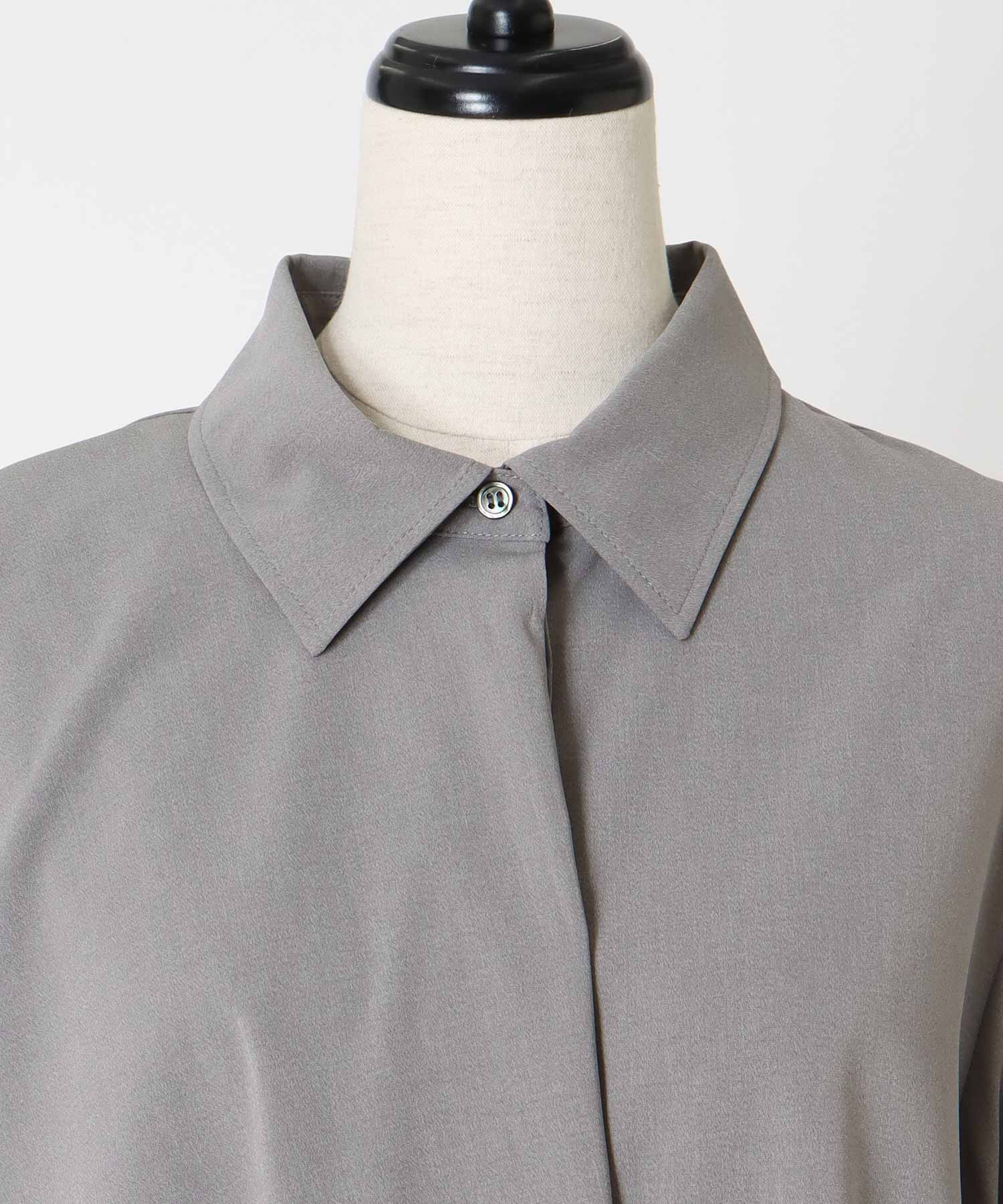 asymmetry drape shirt