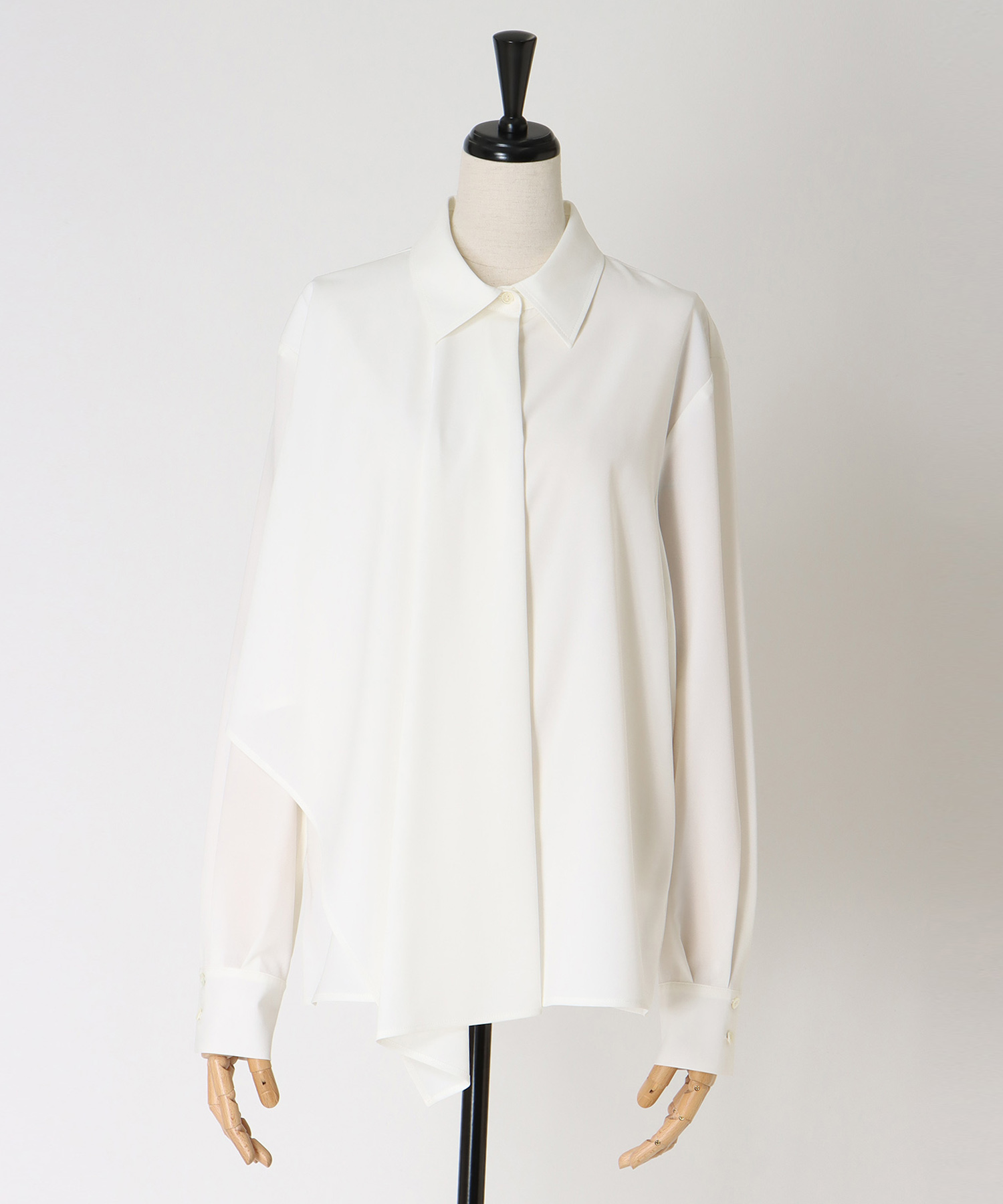 asymmetry drape shirt
