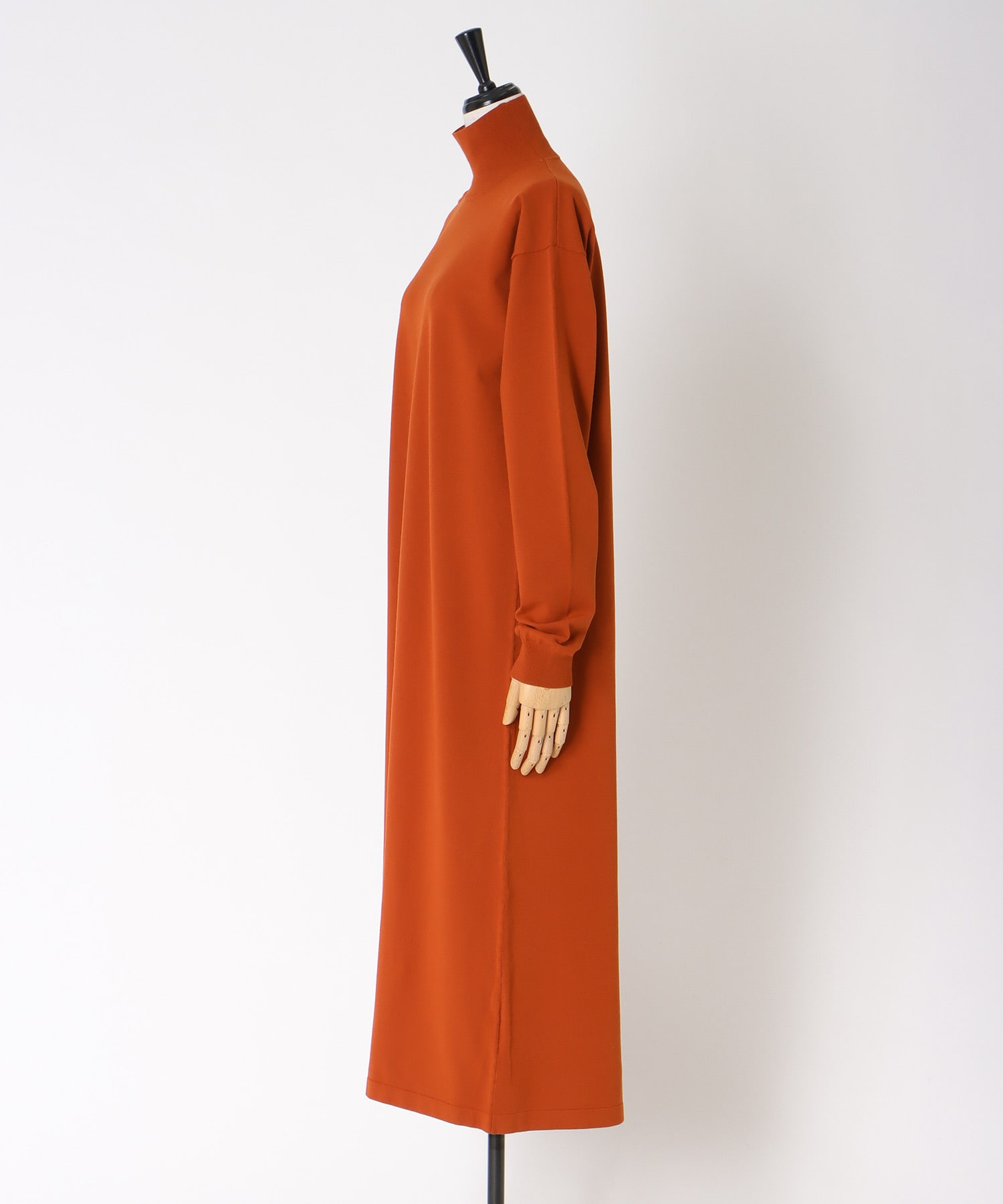 shoulder slit knit dress