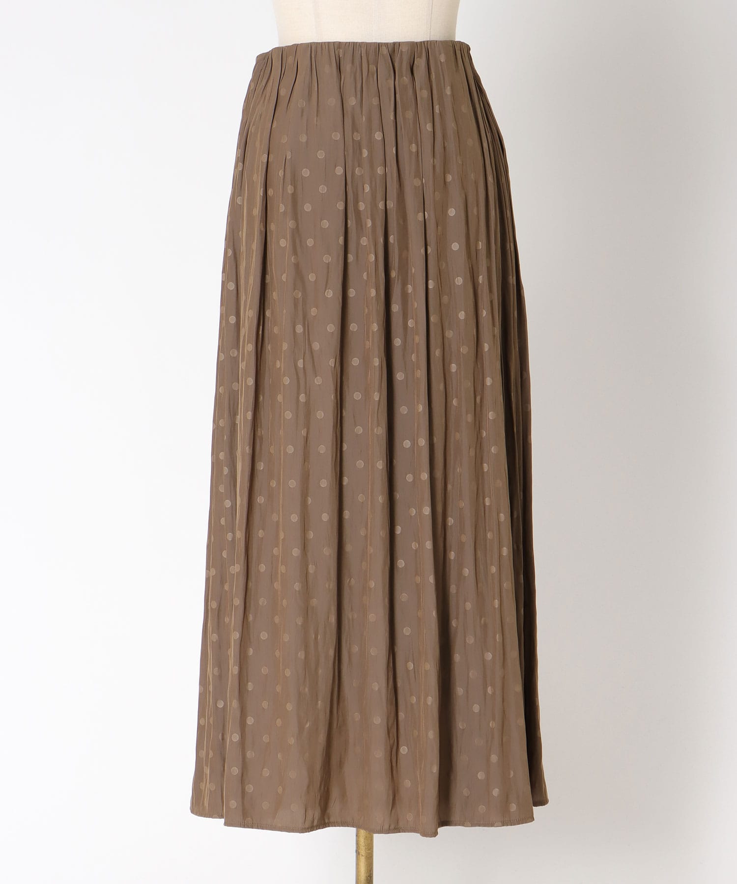shadow dot long skirt