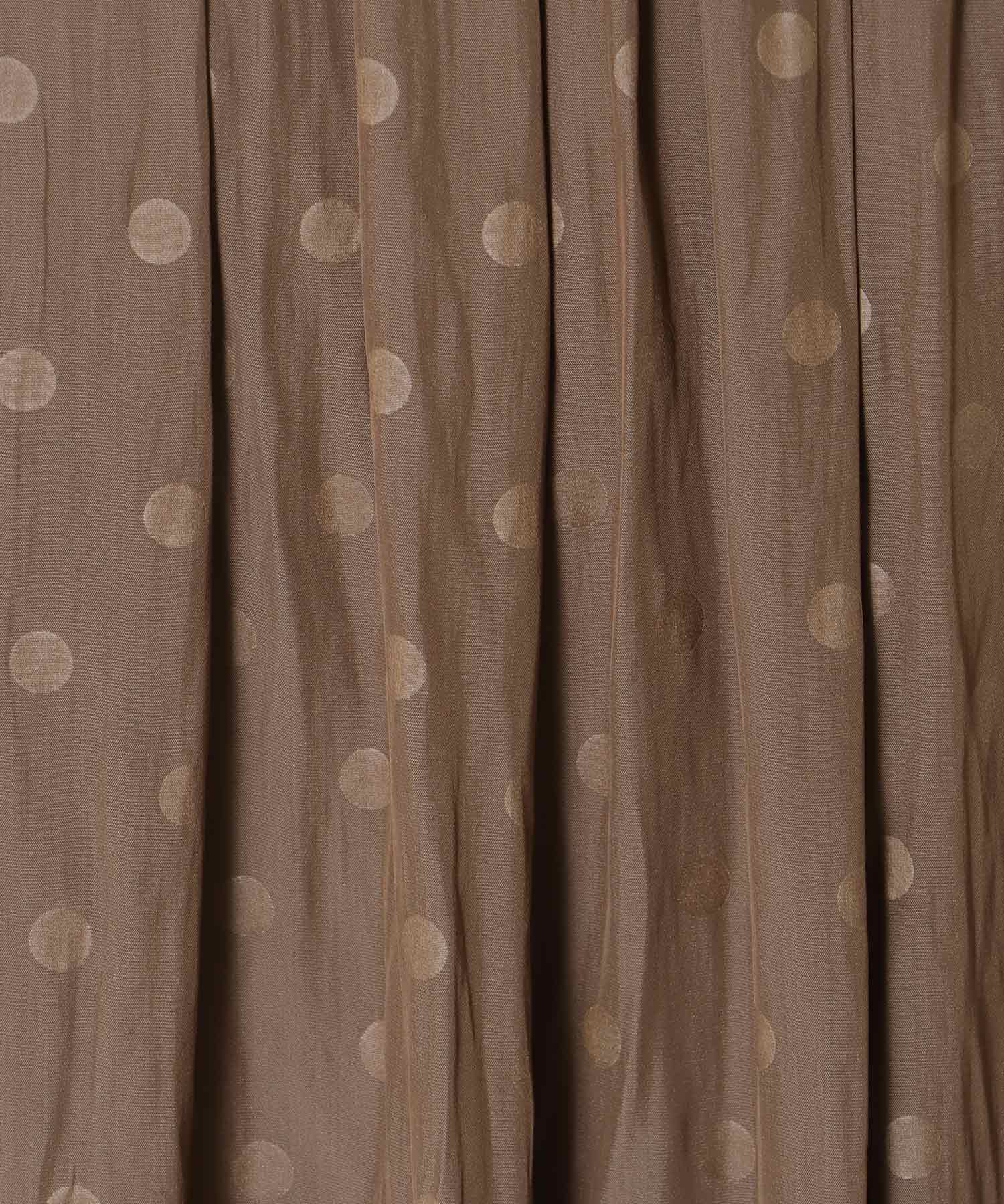 shadow dot long skirt