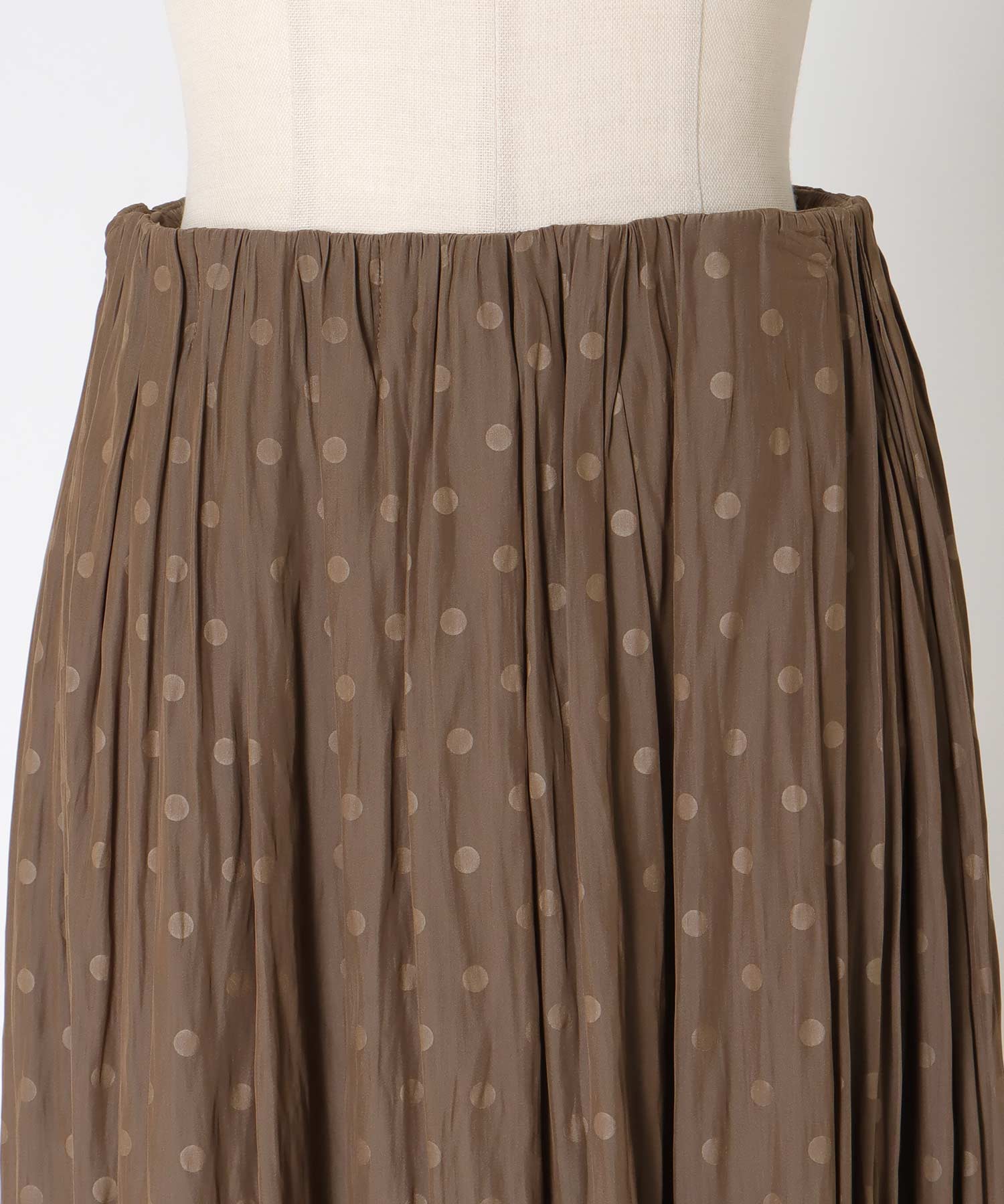 shadow dot long skirt