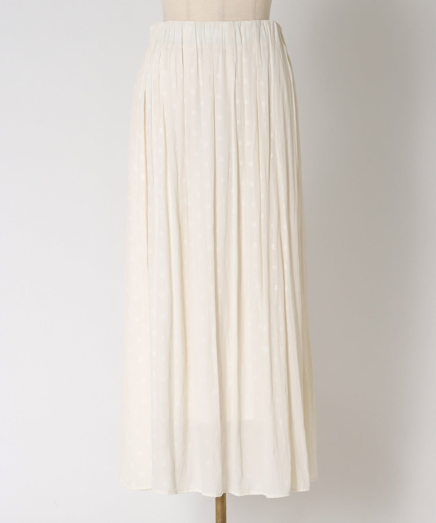 shadow dot long skirt