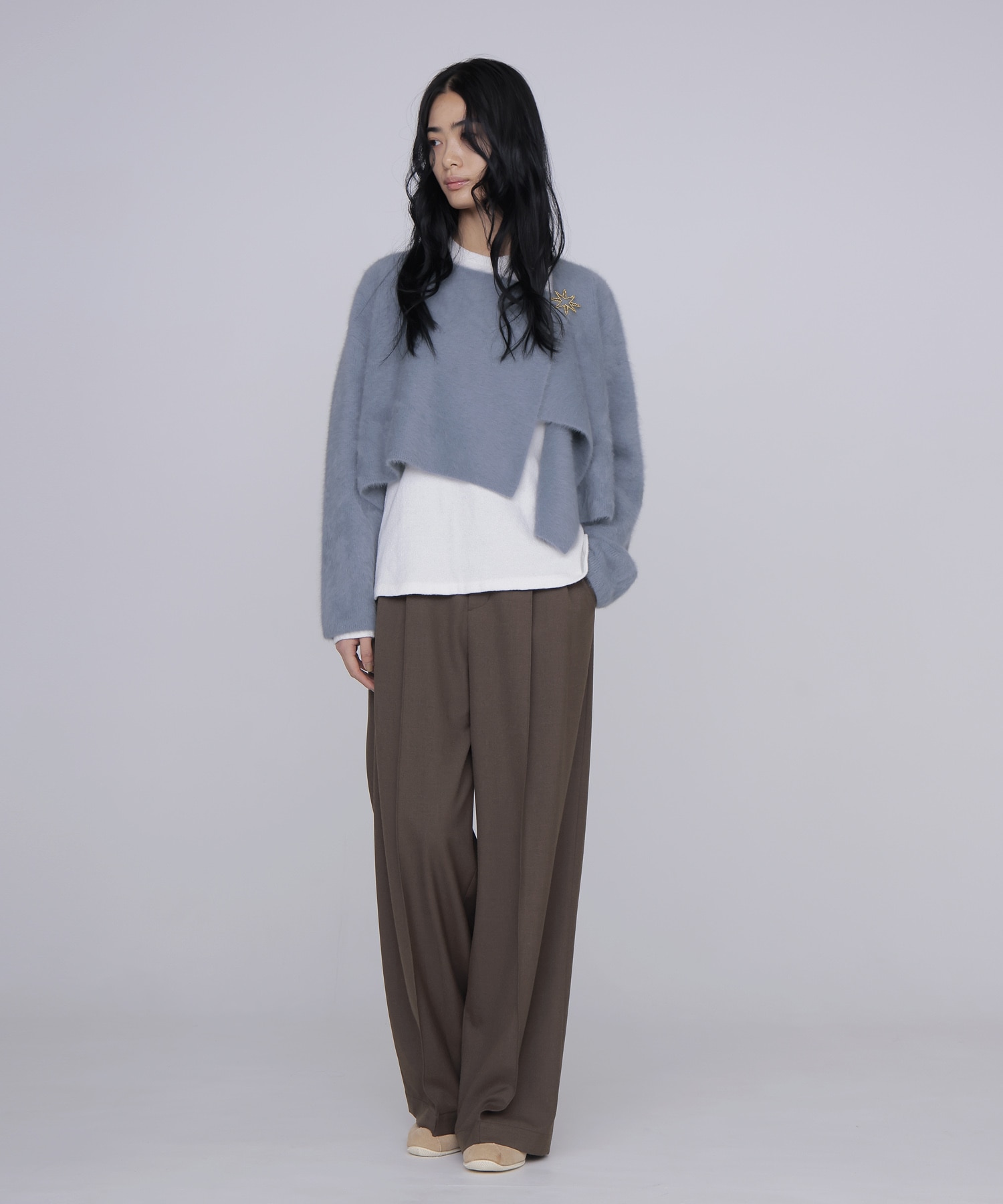 beaute warm wide trousers