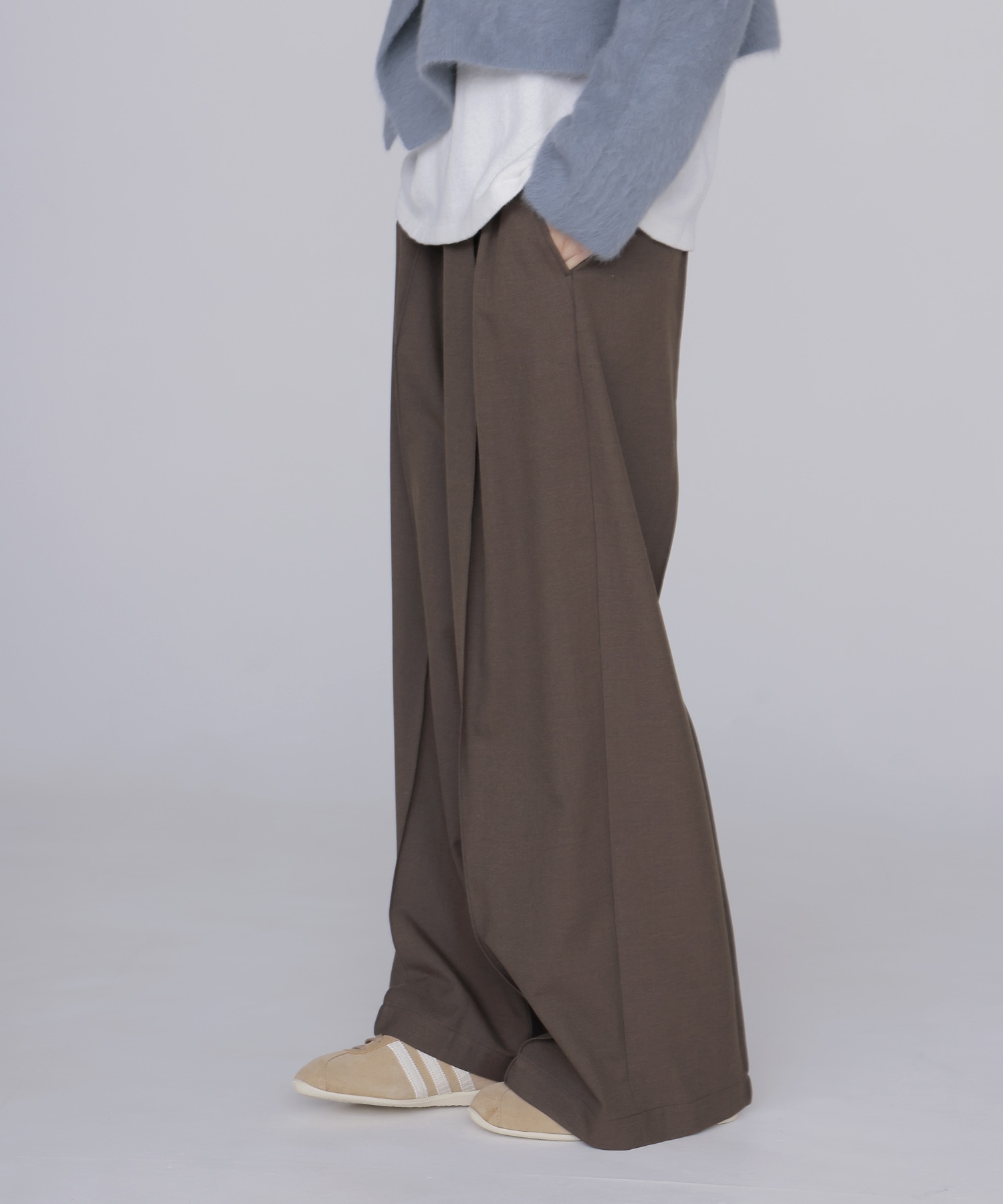 beaute warm wide trousers