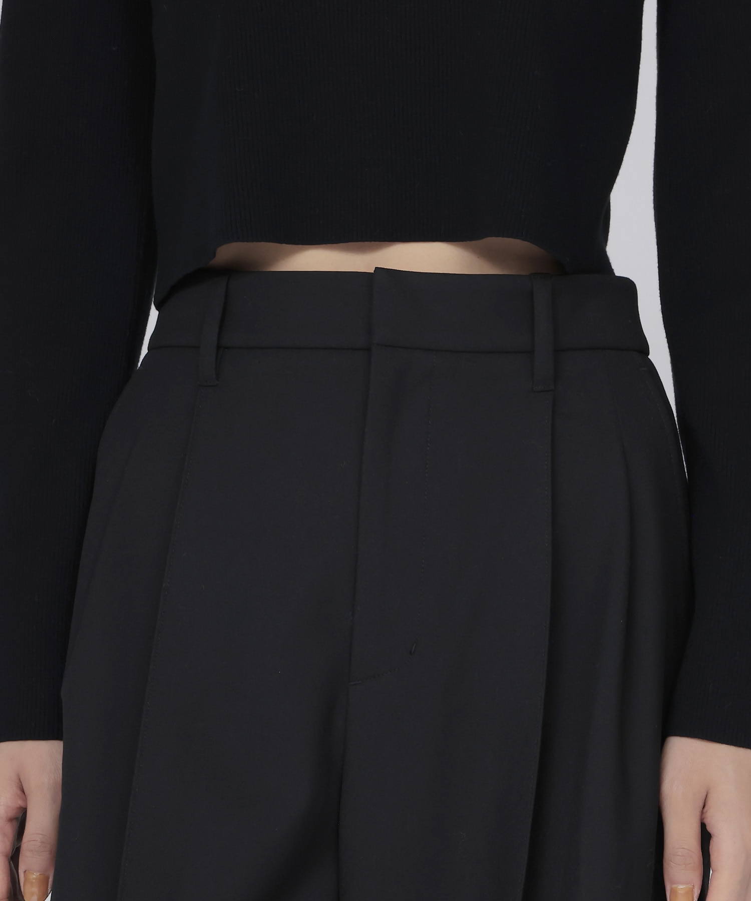 beaute warm wide trousers