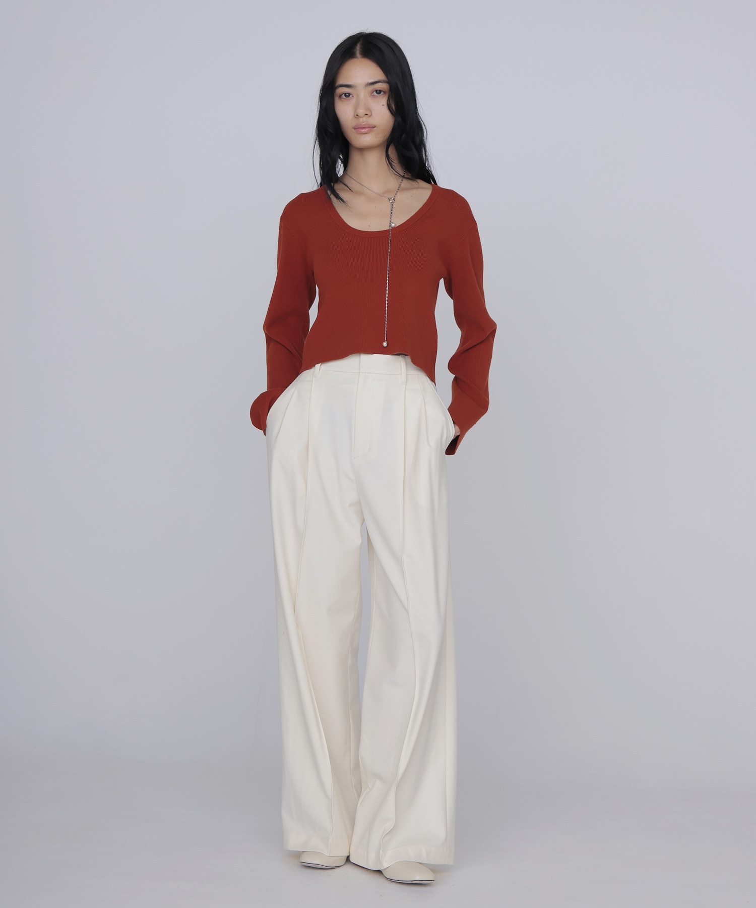 beaute warm wide trousers