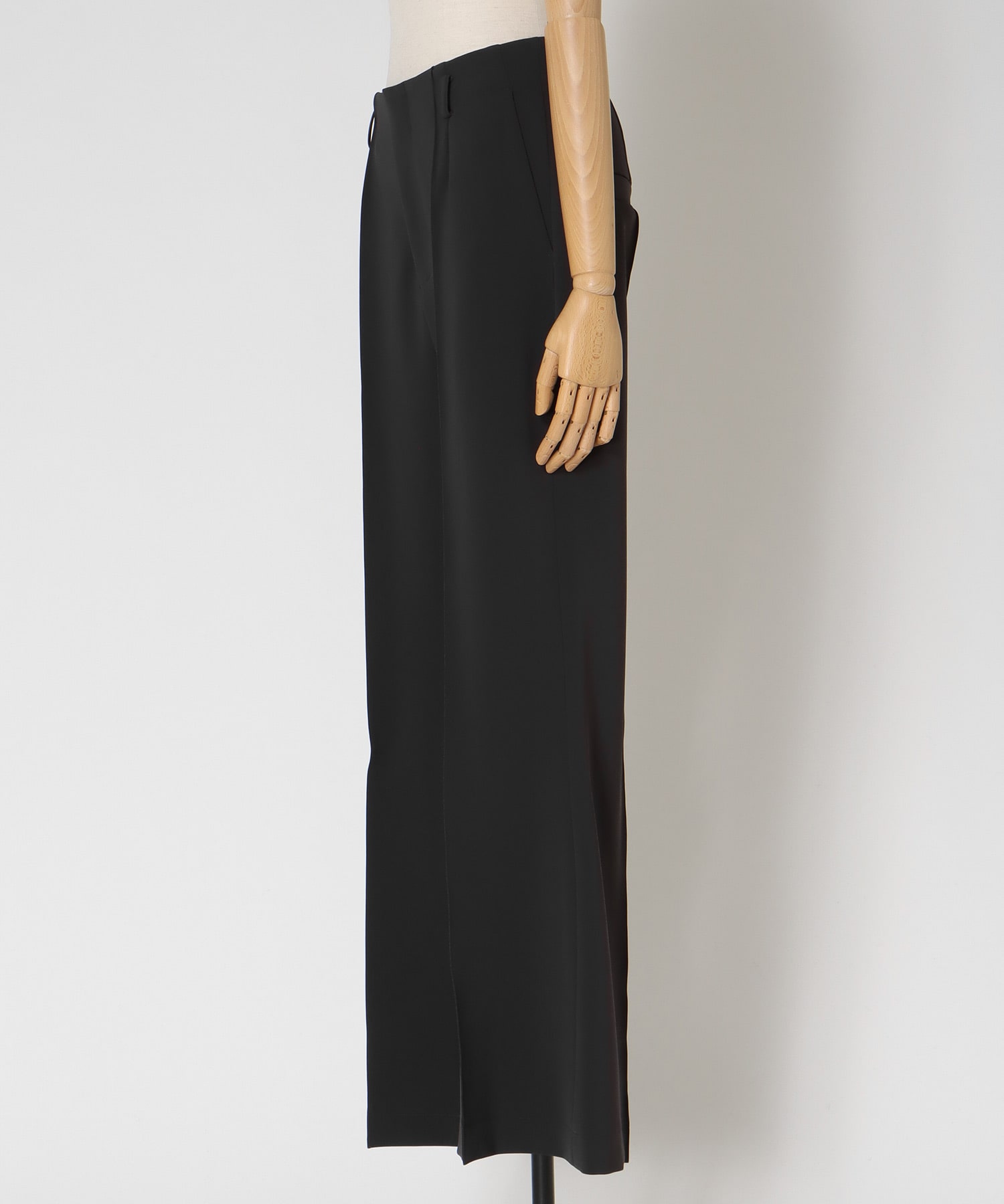double cloth stretch flare pants