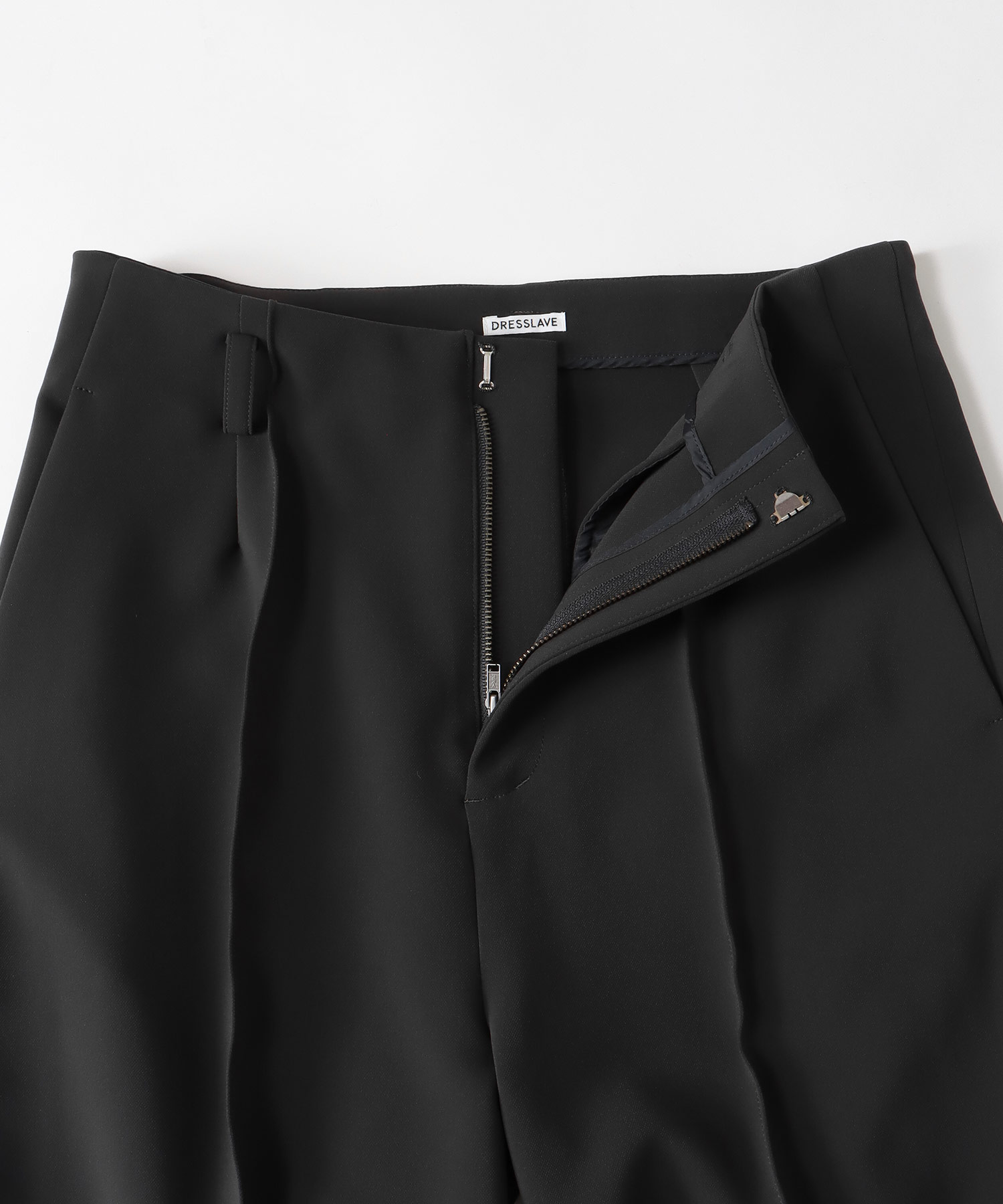 double cloth stretch flare pants
