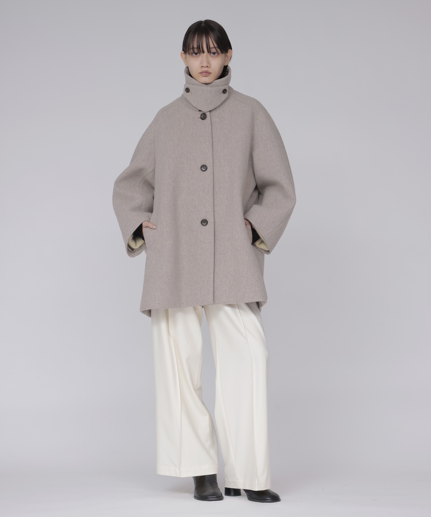 bonding bal collar coat