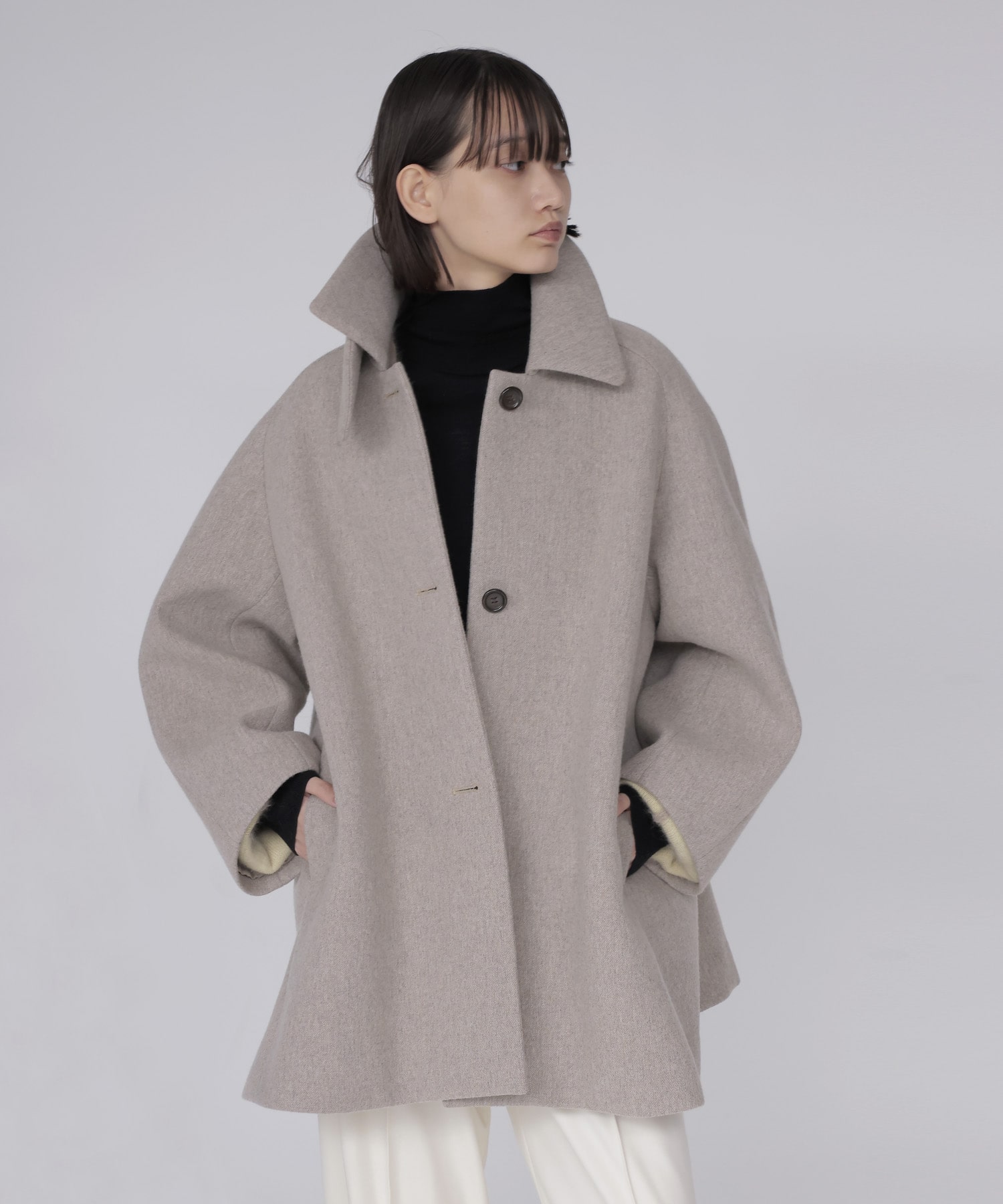 bonding bal collar coat