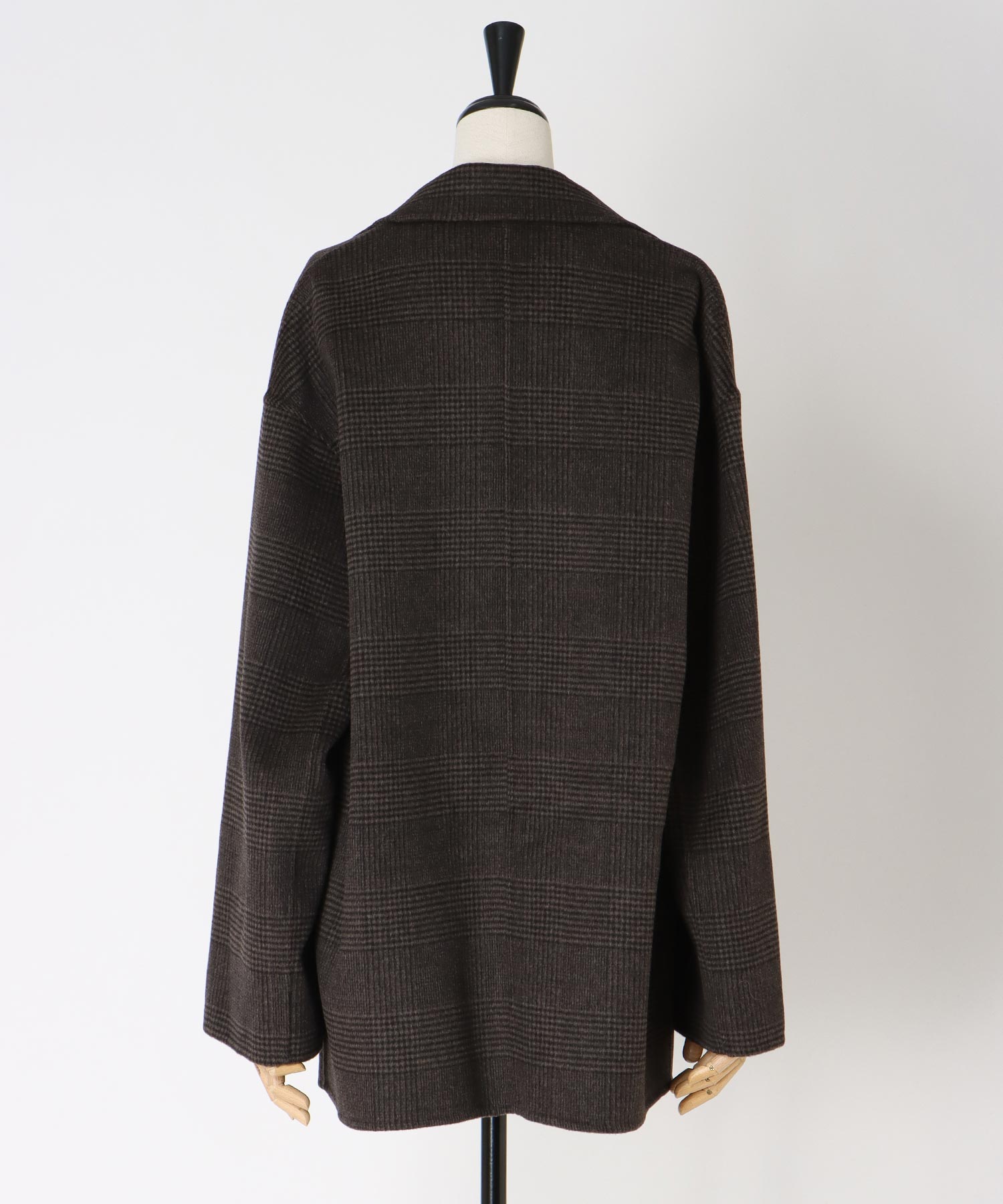 CHECK rever tailored jacket