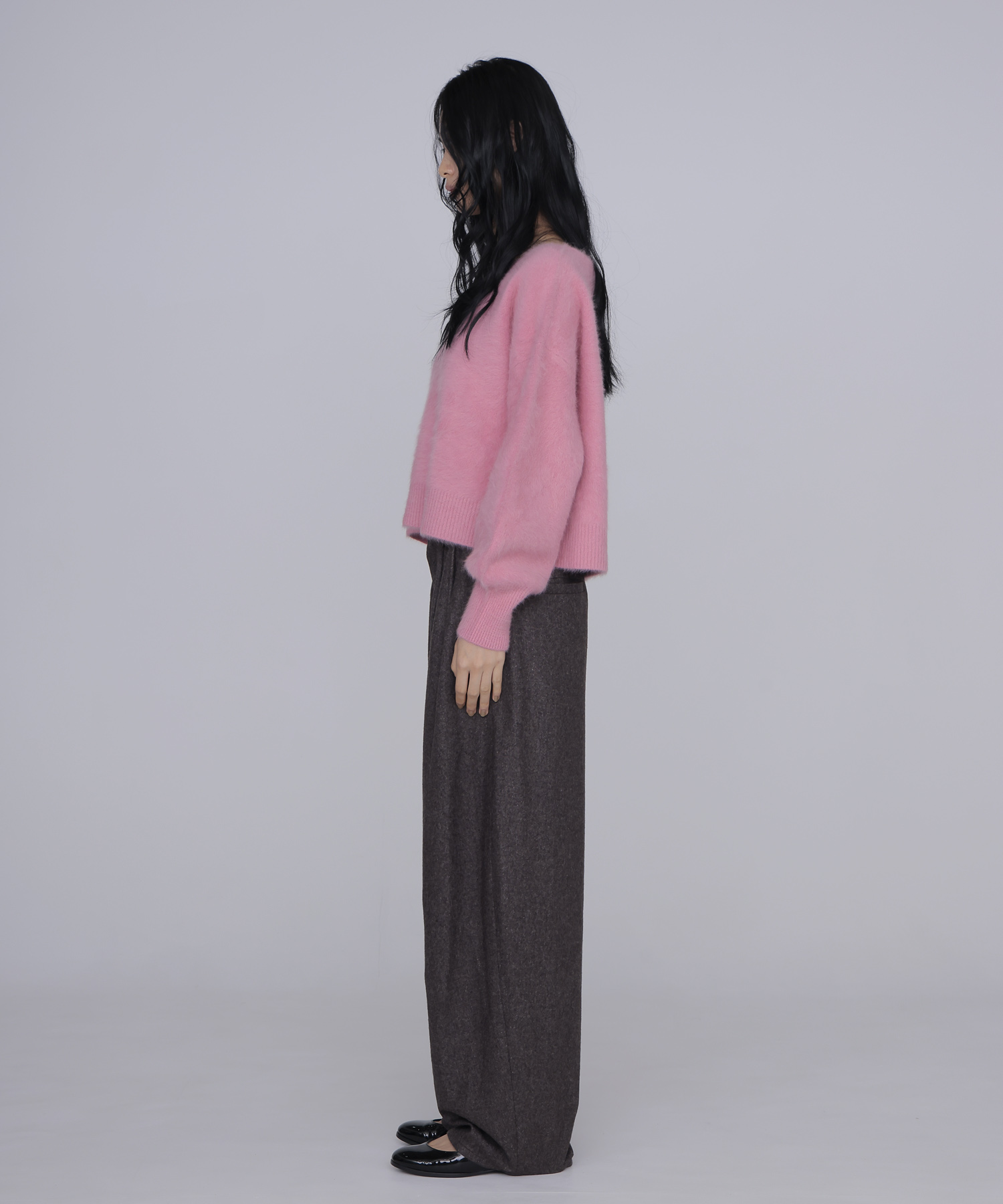 fox/ca shallow Vneck knit