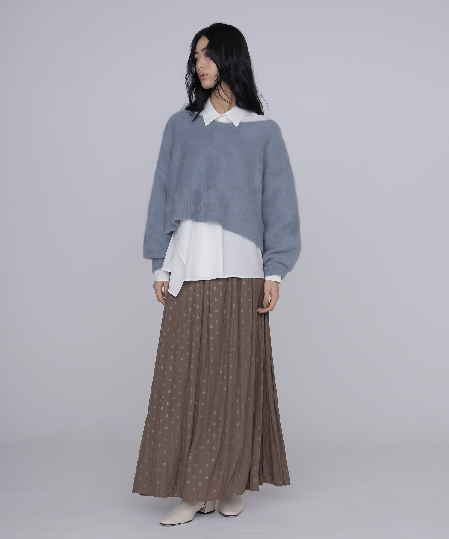 fox/ca shallow Vneck knit