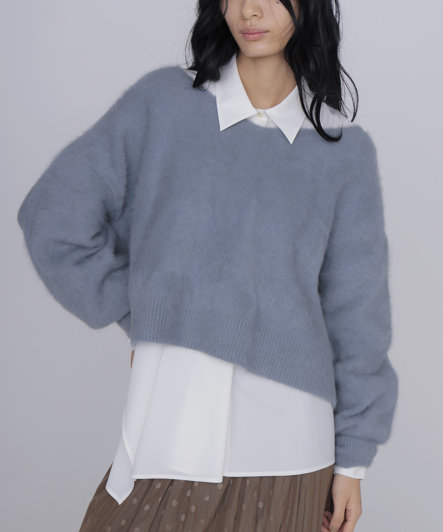 fox/ca shallow Vneck knit