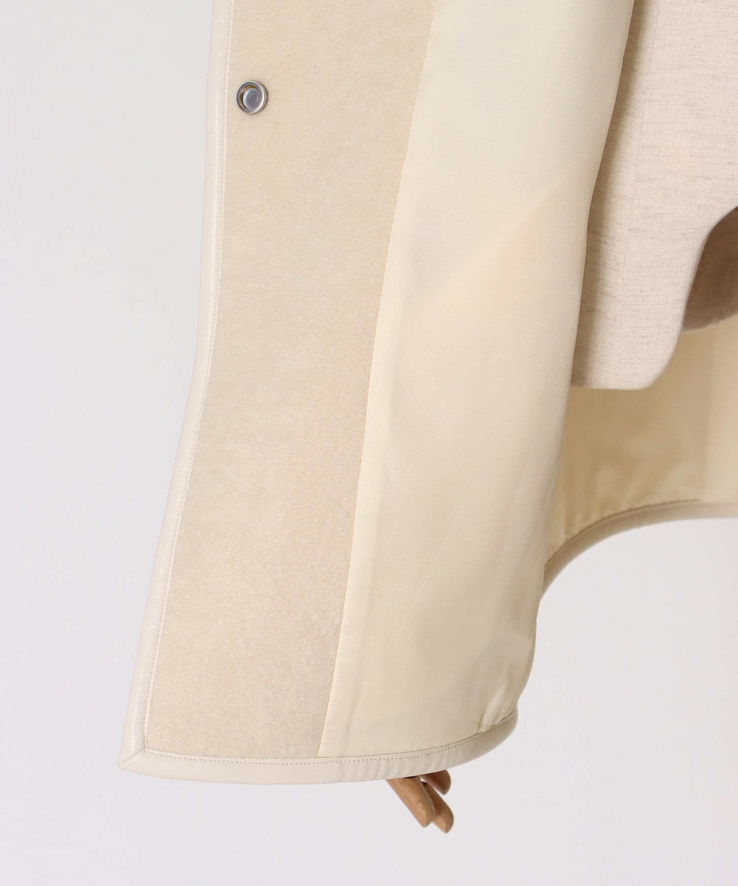 piping boa coat