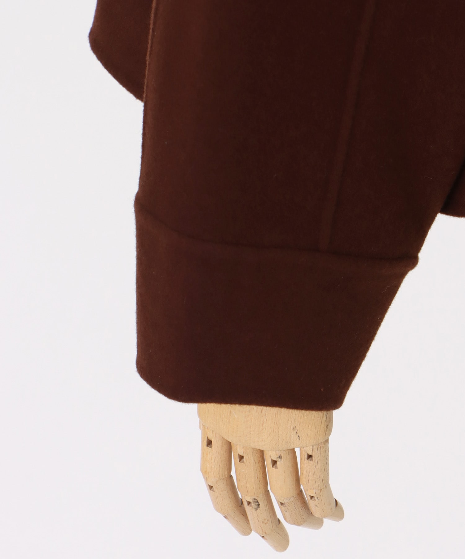funnel neck short coat
