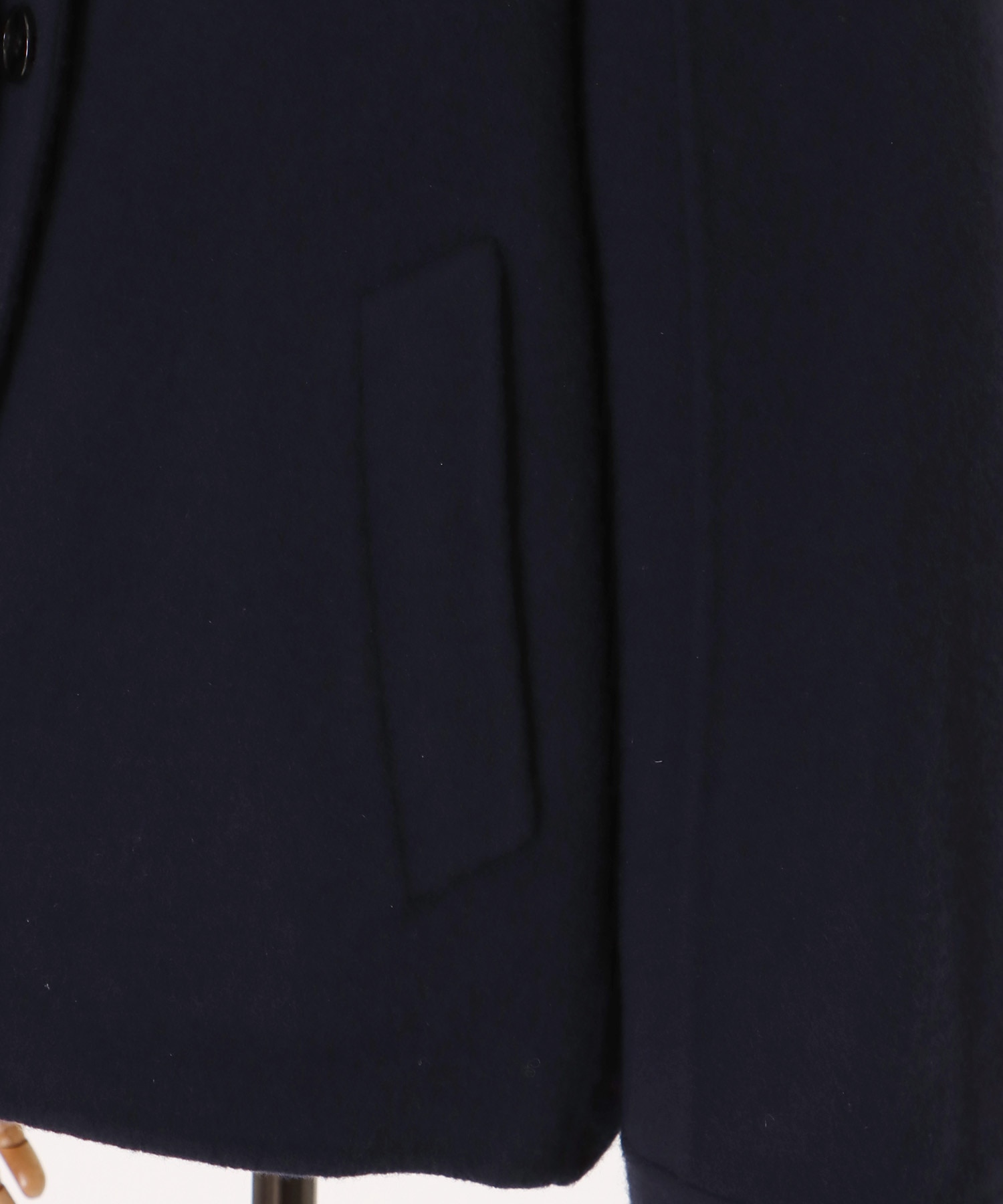 funnel neck short coat