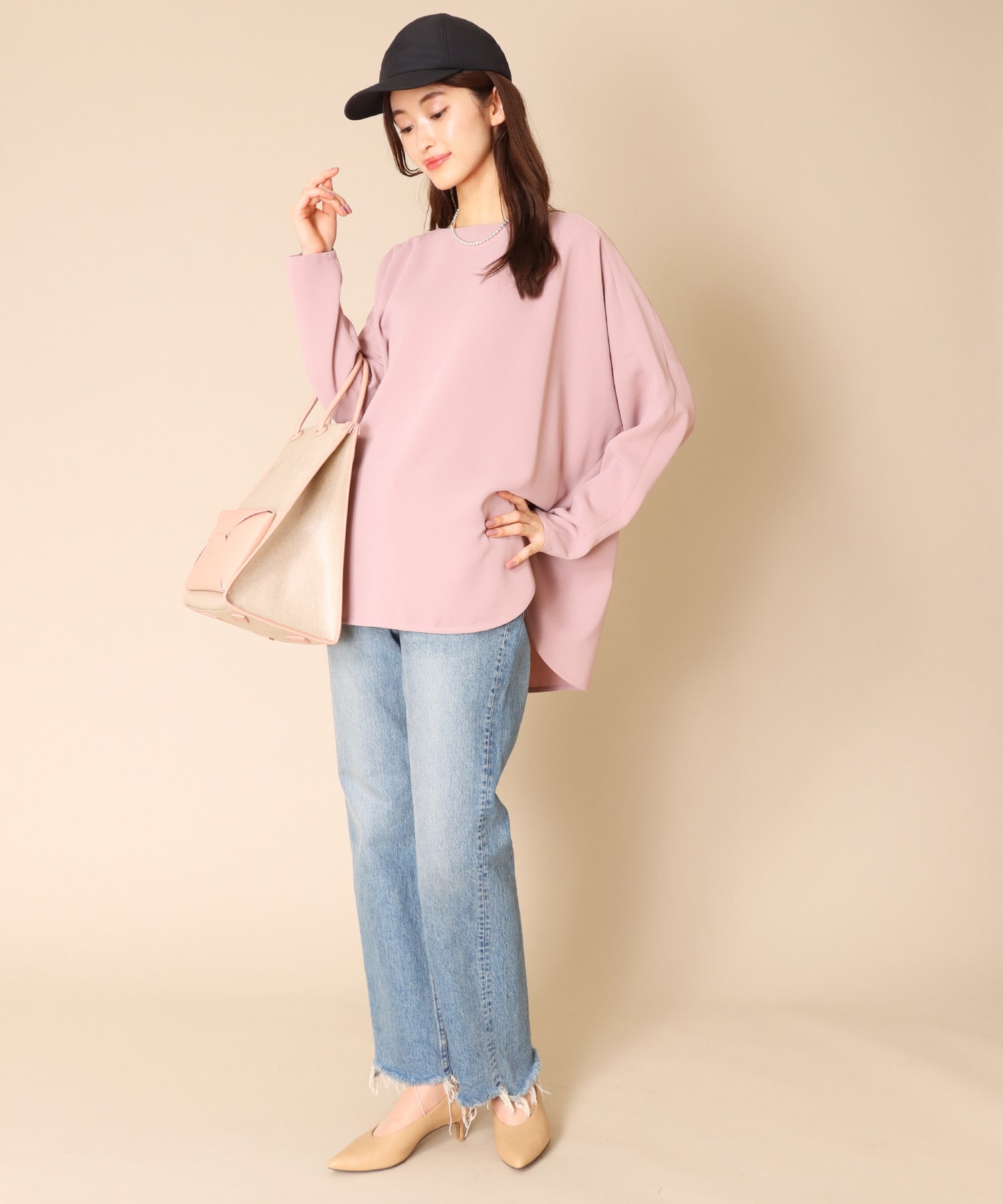 ブラウス×セミワイドパンツセットアップ | AND ON JIONE STORE