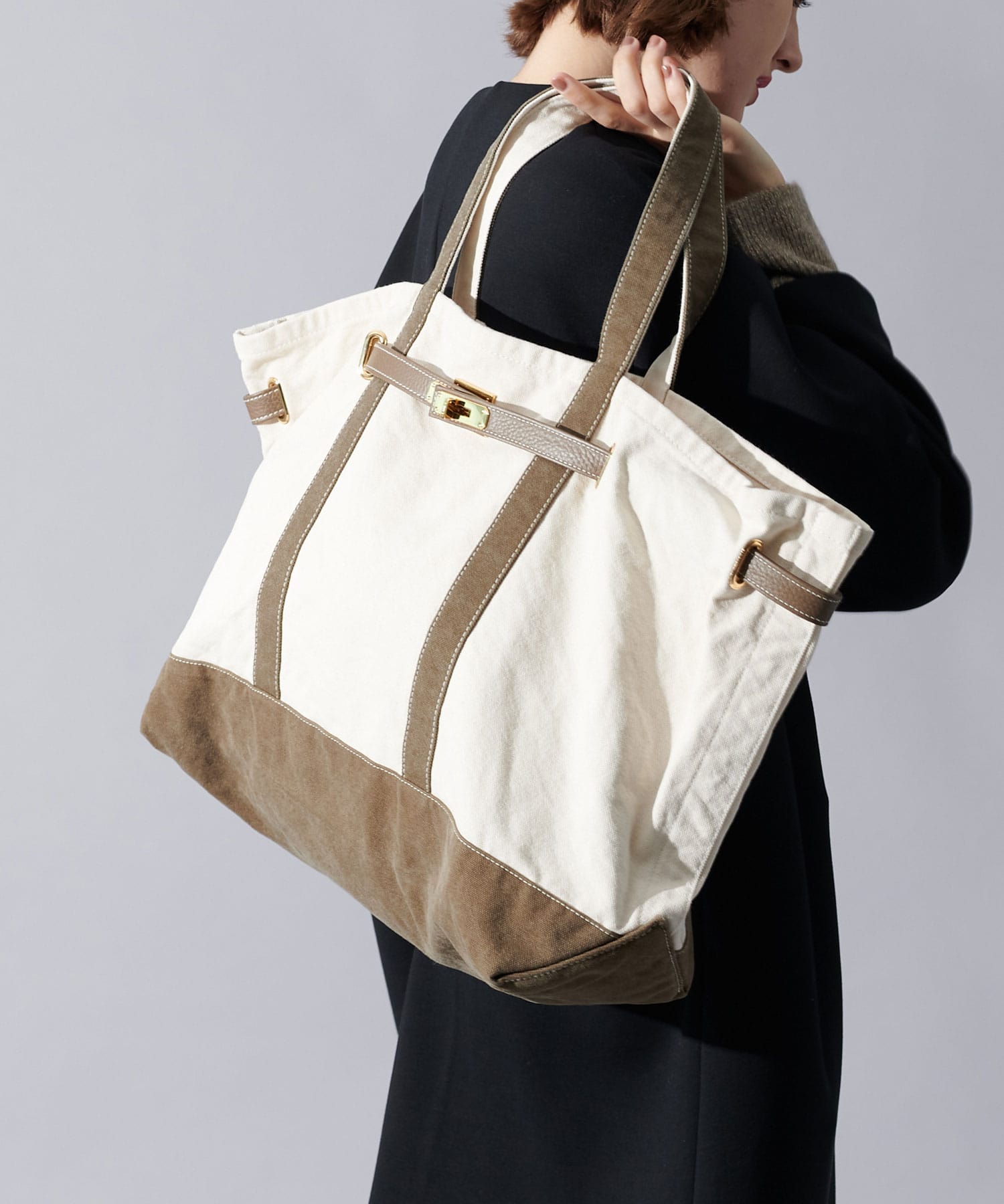 SITA PARANTICA CANVAS TOTE BAG ブラック