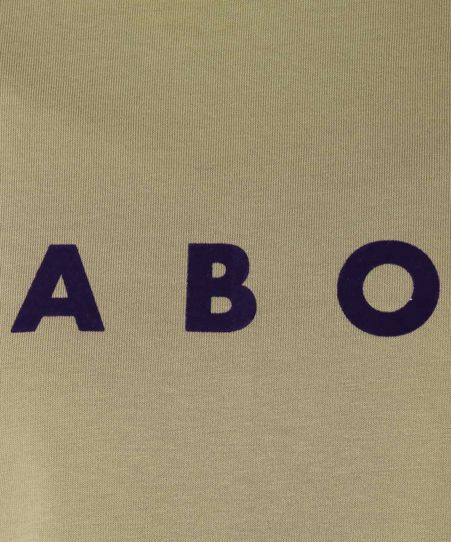 LABOE配色ベロアロゴTシャツ