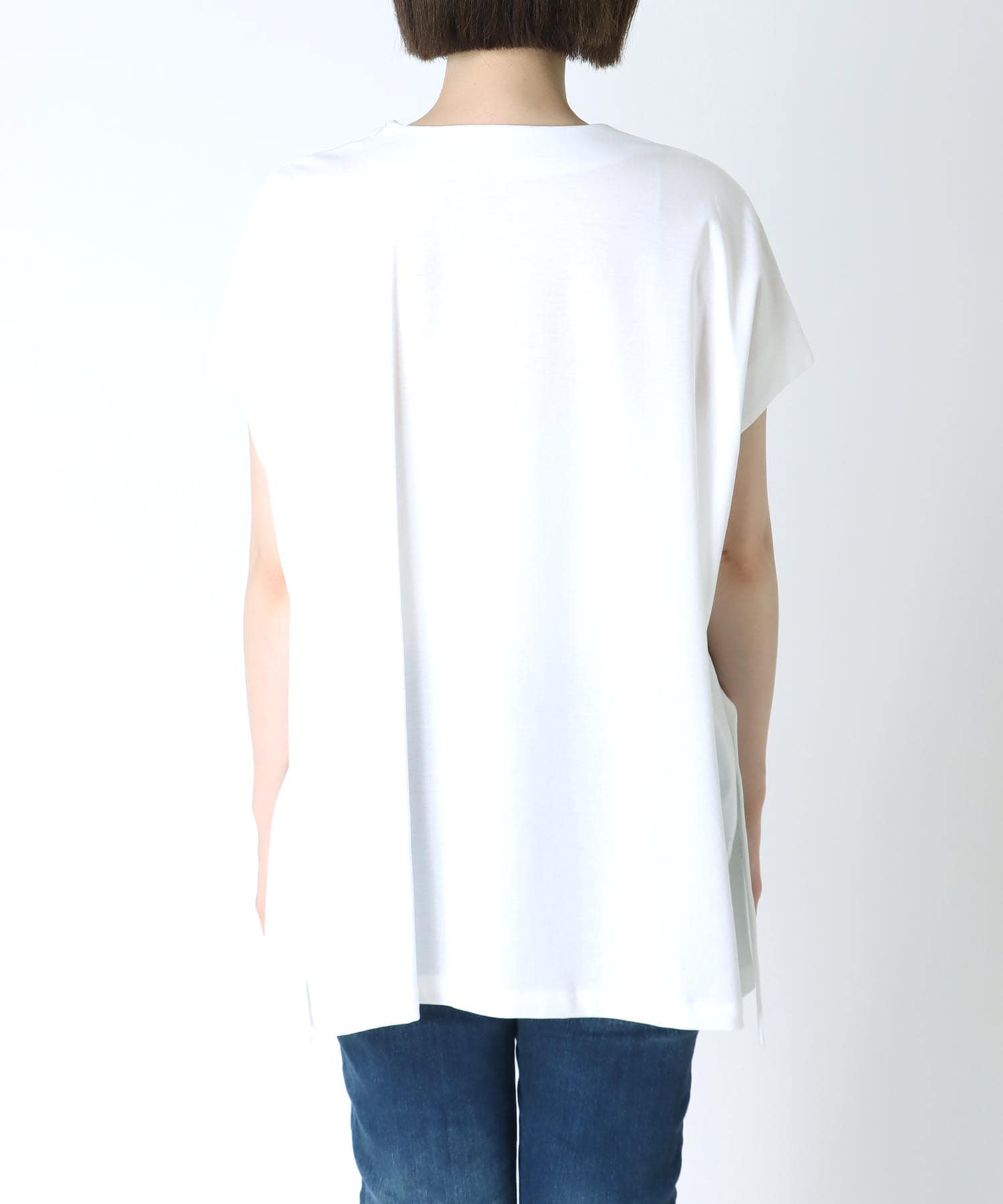 【yueni/ユエニ】ヨークレイヤード半袖Tシャツ