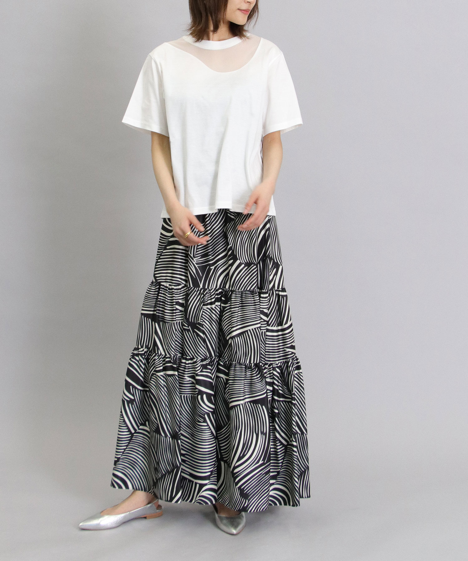 MARECHAL TERRE / マルシャル テル】ウェーブシアーTシャツ | AND ON 