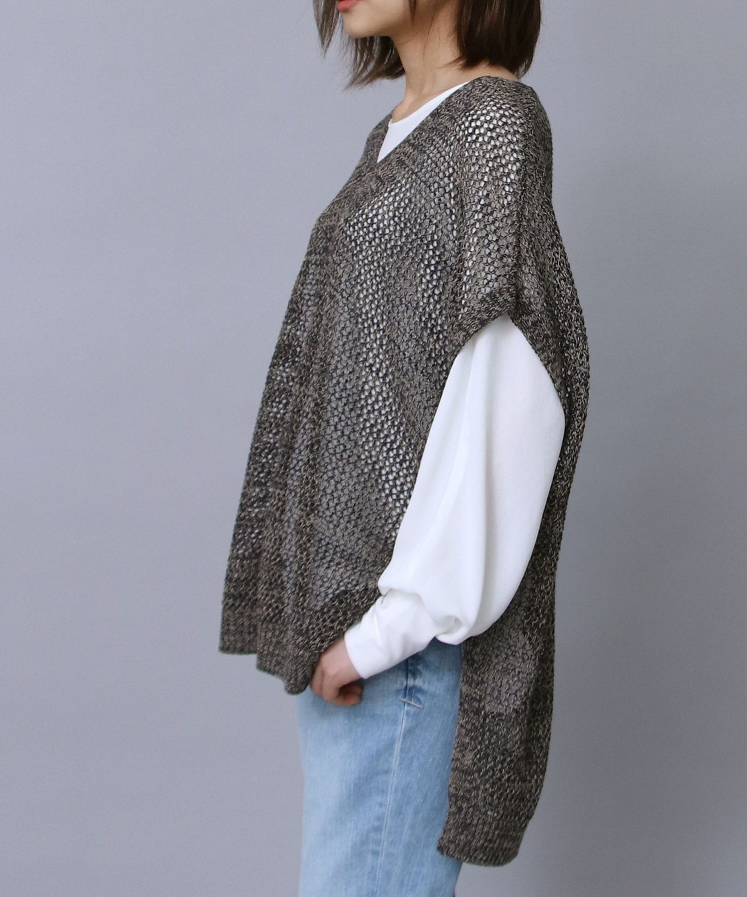 ギマニットVネックベスト | AND ON JIONE STORE（アンドオン）ジオン 