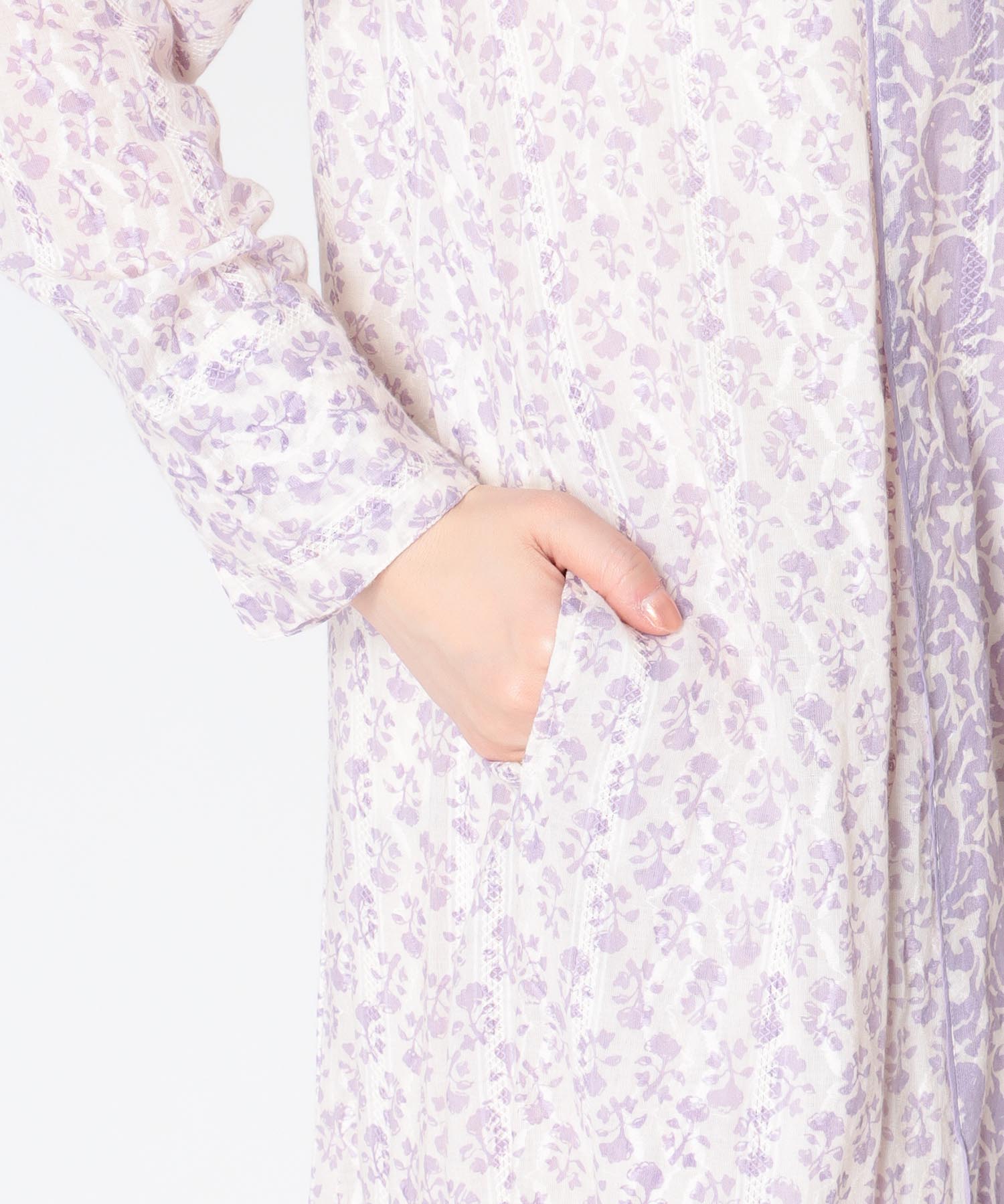 NE QUITTEZ PAS/ヌキテパ 】コットンジャガードドレス