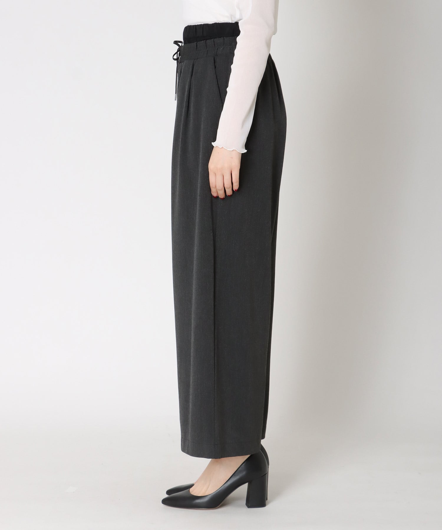 ダブルウエストワイドパンツ | AND ON JIONE STORE（アンドオン