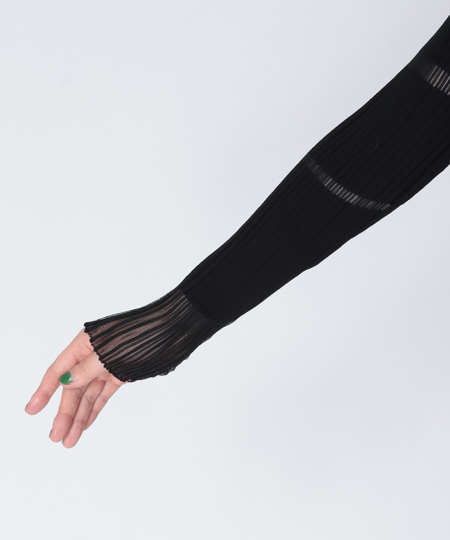 シアー切替リブニットプルオーバー | AND ON JIONE STORE