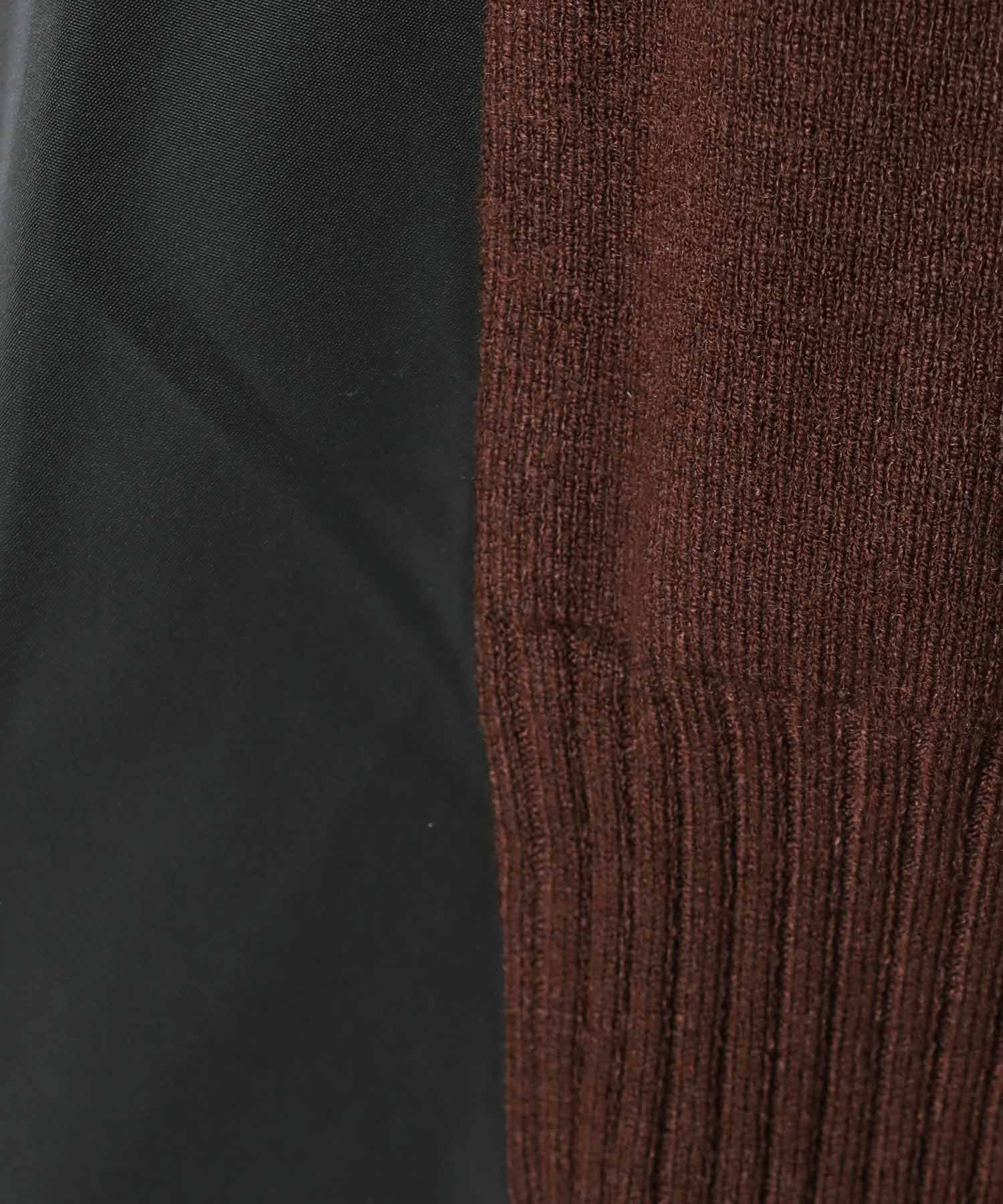 【MARECHAL TERRE / マルシャル テル】コンビネーションニットカーディガン