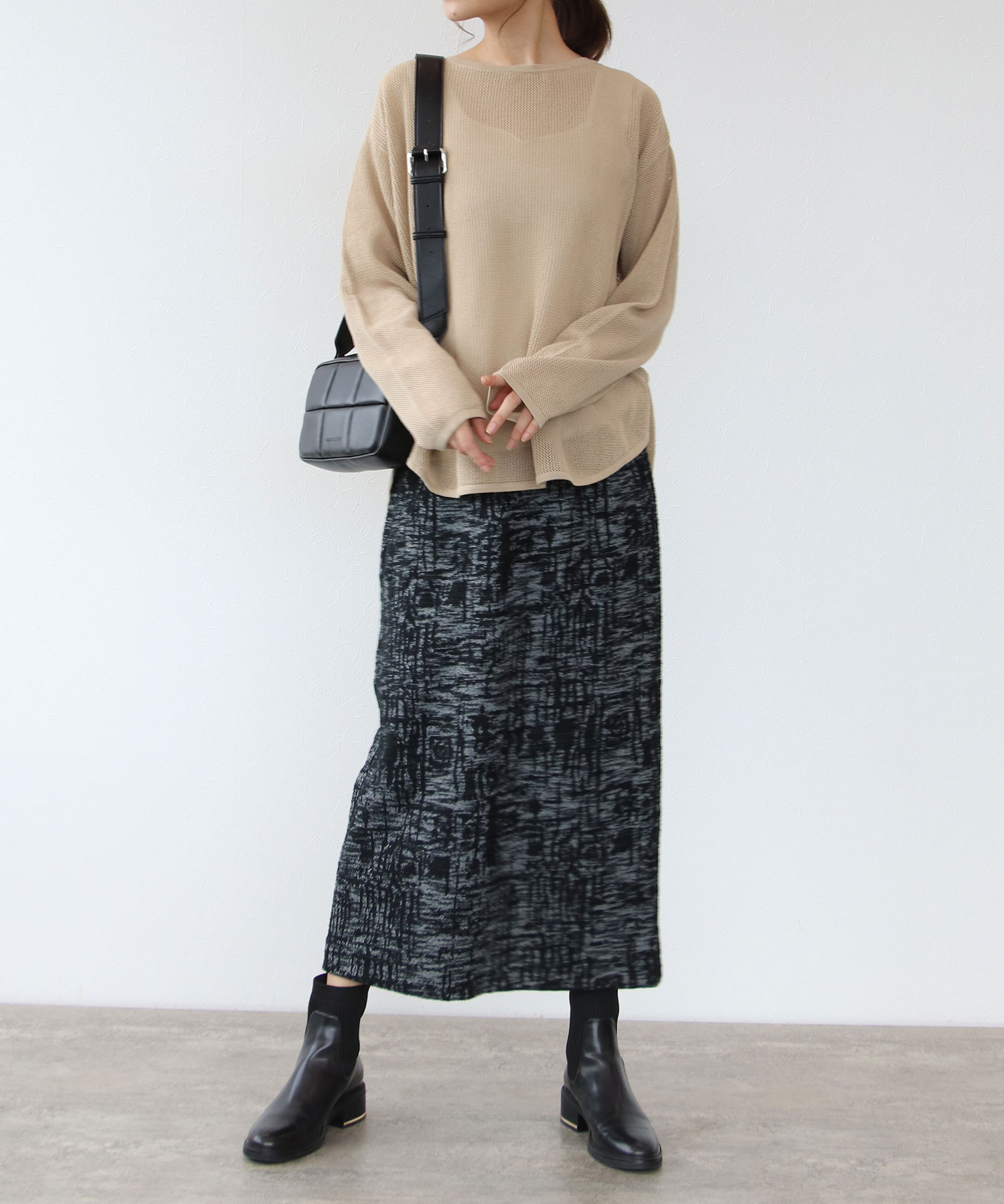 14Gメッシュニットプルオーバー | AND ON JIONE STORE