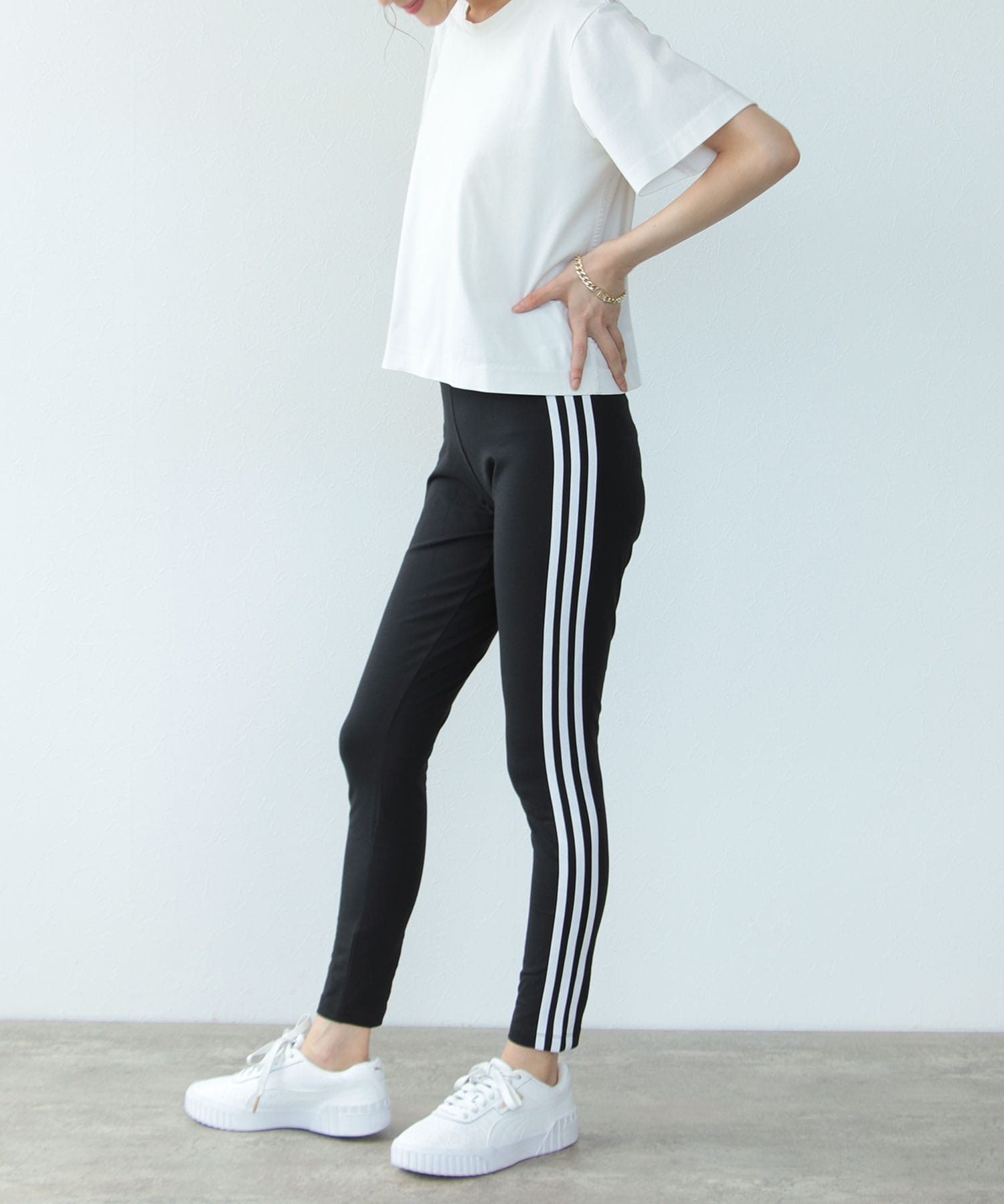 【adidas/アディダス】3 STRIPES TIGHT　/IB7383