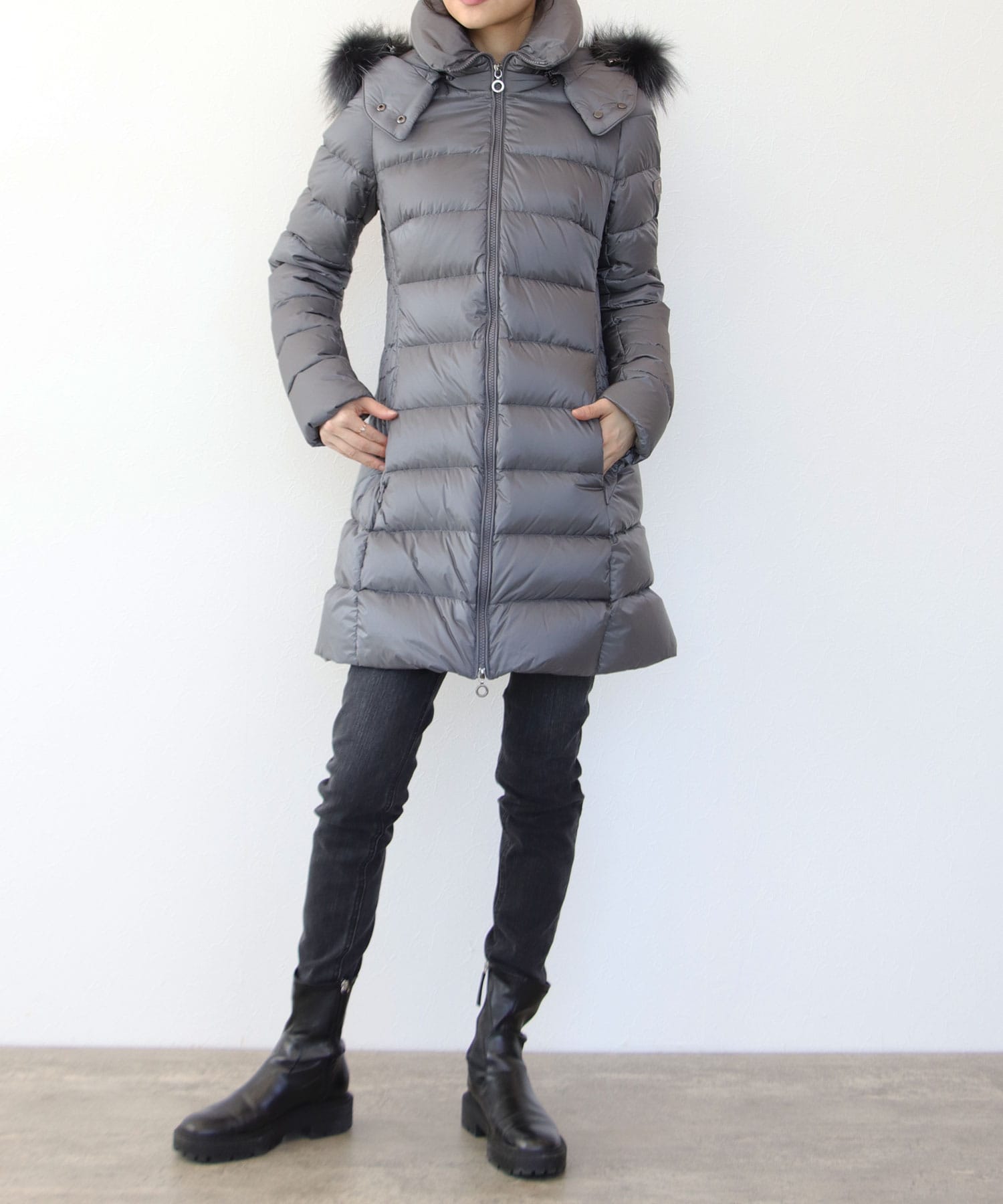 TATRAS/タトラス】 SARMA ファー付サイド切替ダウンコート | AND ON  