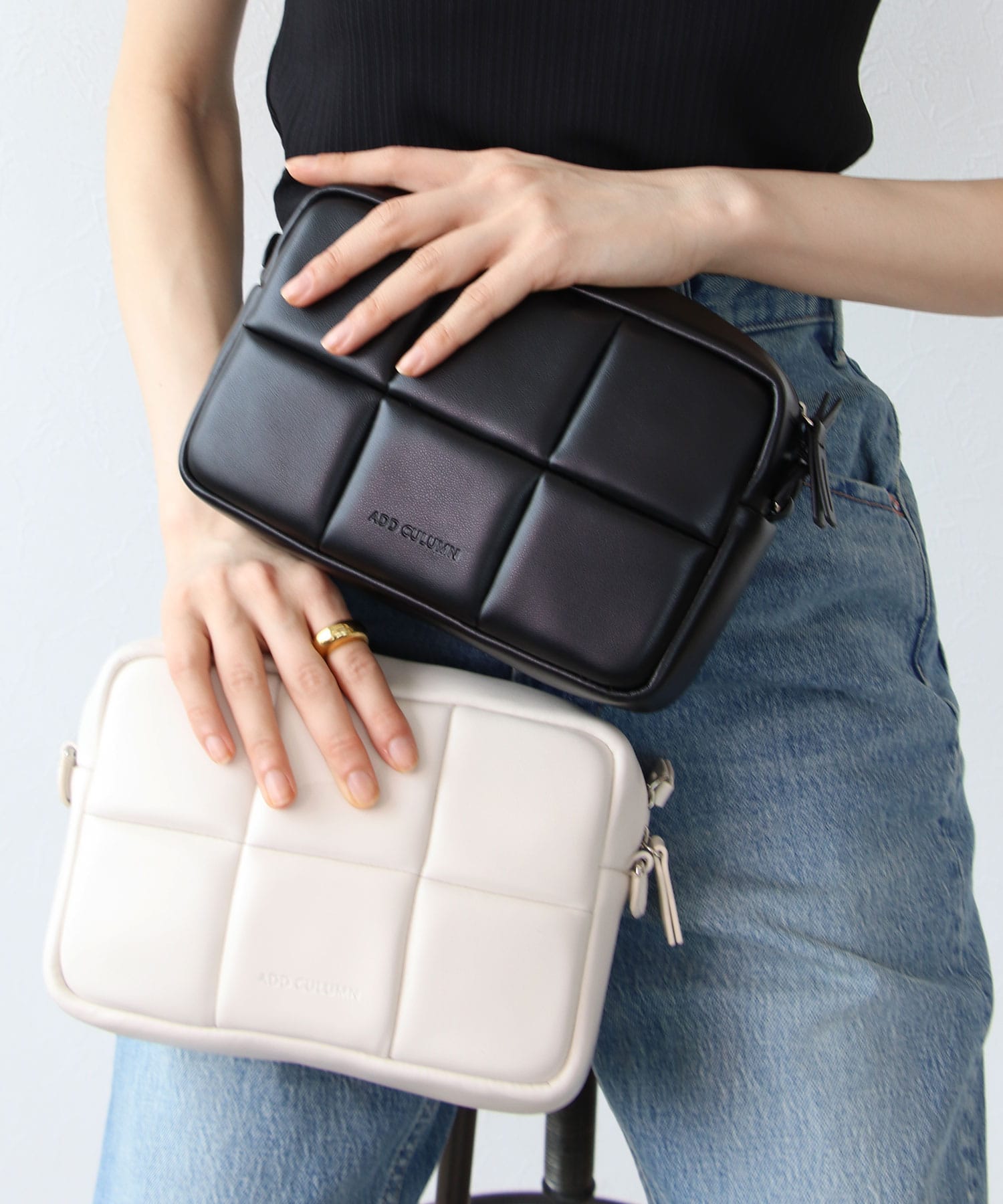 ADD CULUMN PUFF CROSS BODY ショルダーバック