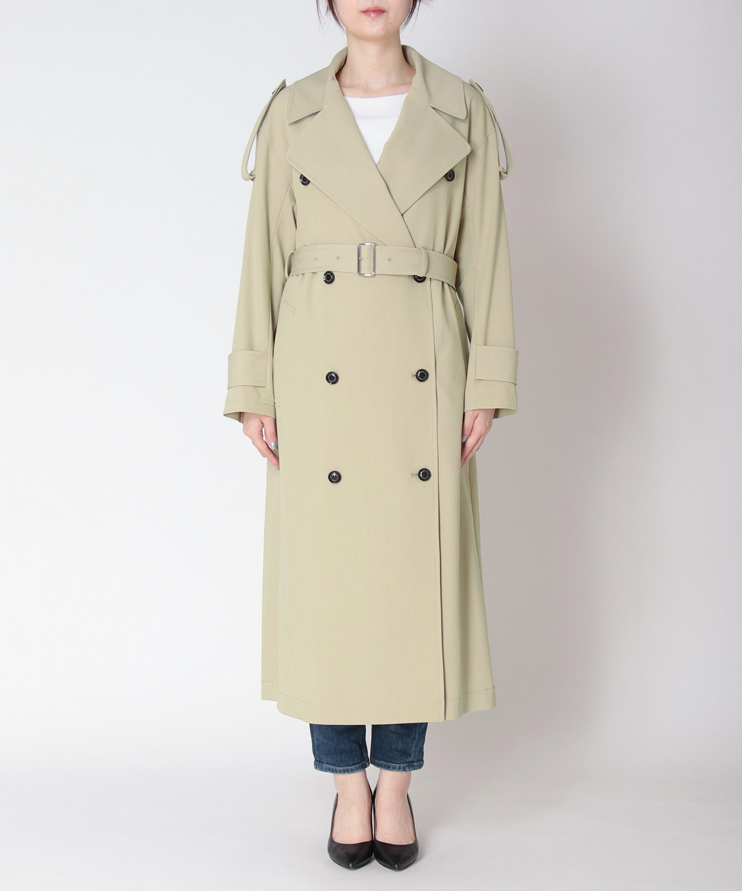 B7/ベーセッツ】クリアツイルトレンチコート | AND ON JIONE STORE  