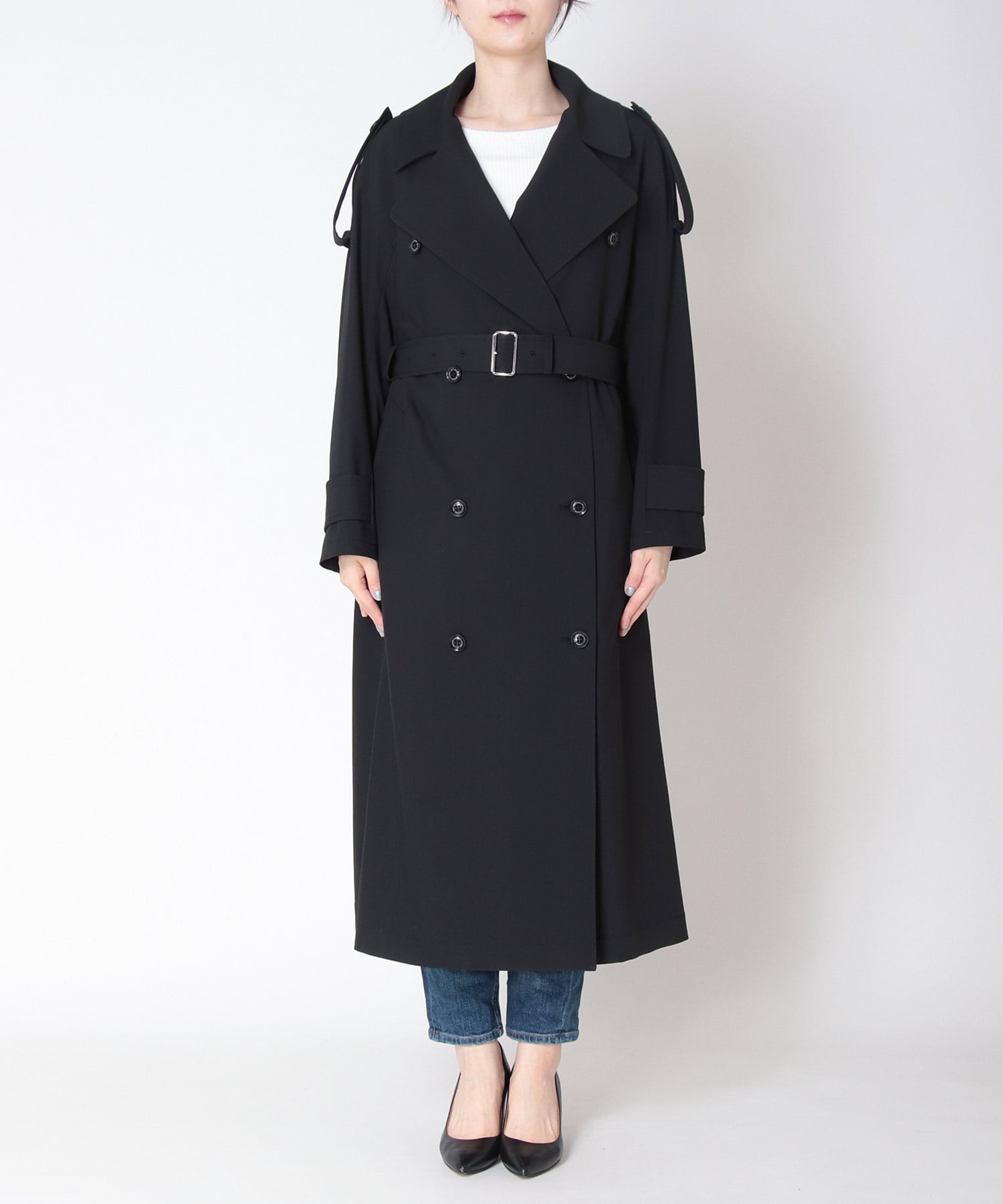 B7/ベーセッツ】クリアツイルトレンチコート | AND ON JIONE STORE  