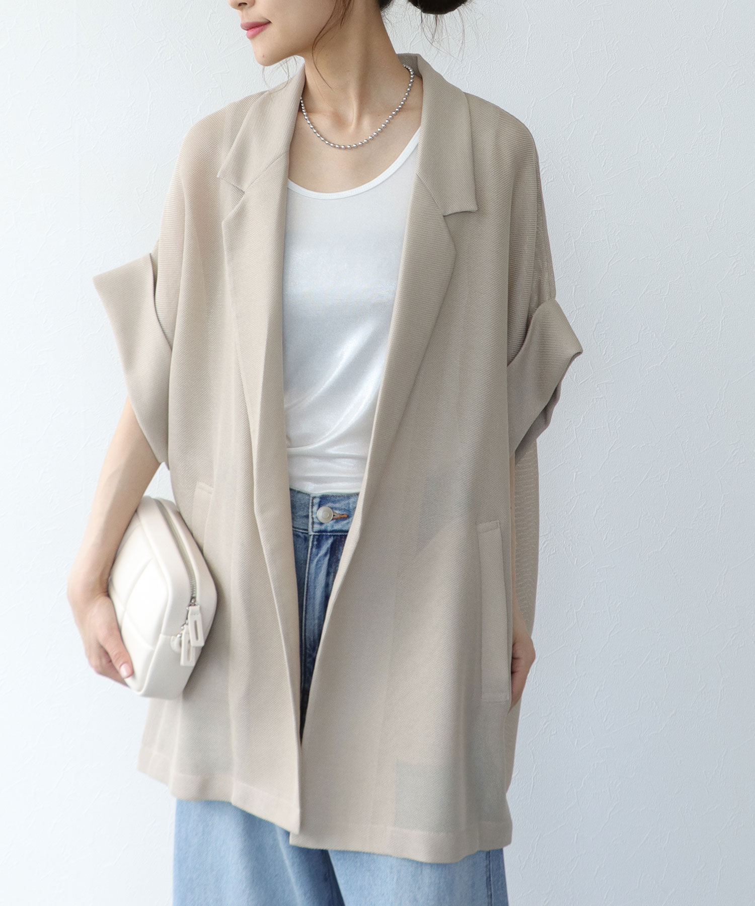 メッシュ半袖ジャケット | AND ON JIONE STORE（アンドオン）ジオン 