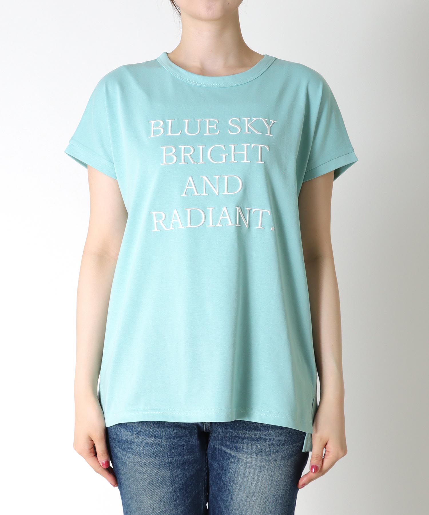 【SUGAR ROSE/シュガーローズ】立体刺繍ロゴTシャツ