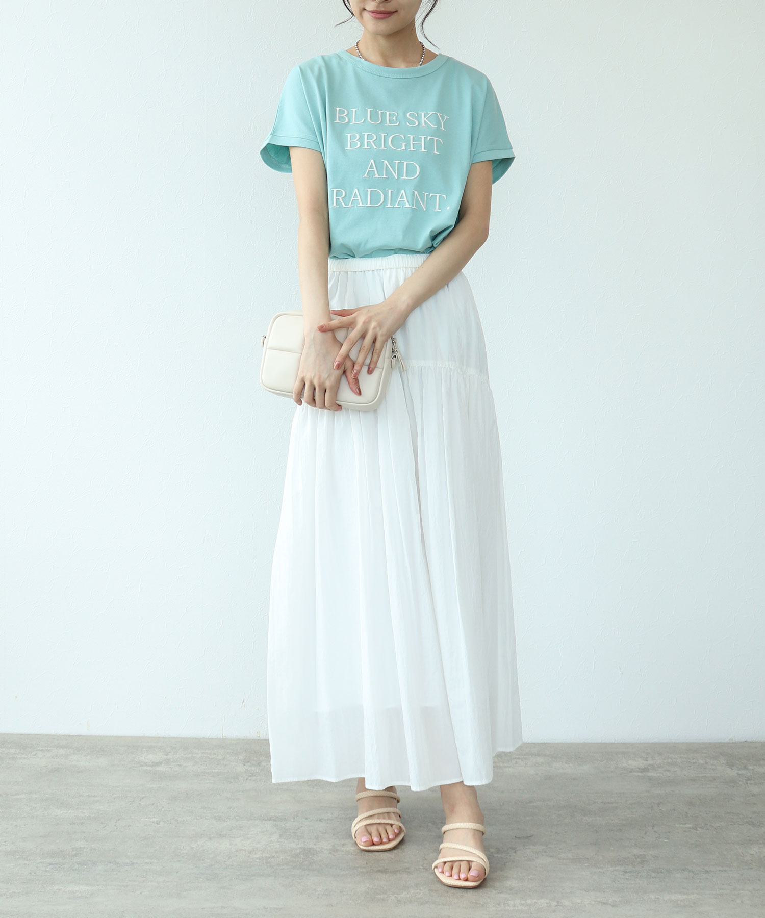 【SUGAR ROSE/シュガーローズ】立体刺繍ロゴTシャツ