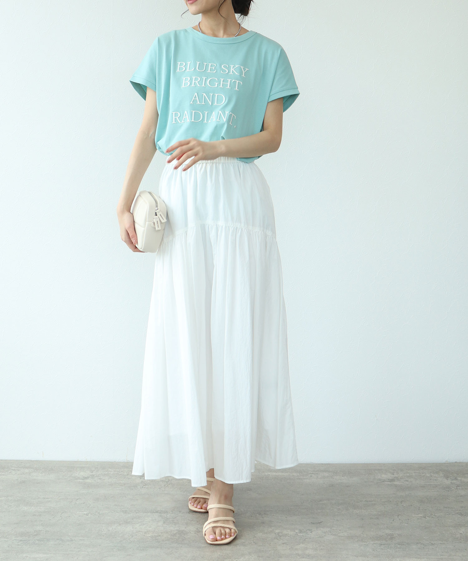 【SUGAR ROSE/シュガーローズ】立体刺繍ロゴTシャツ