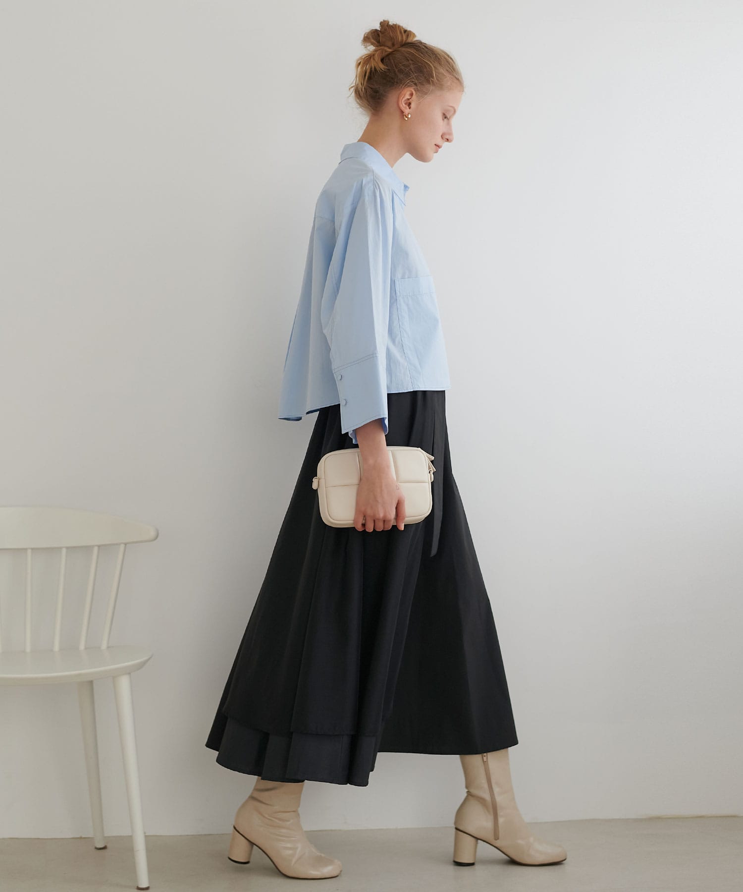 MARECHAL TERRE/マルシャルテル】MA-1デザインフレアスカート | AND ON  