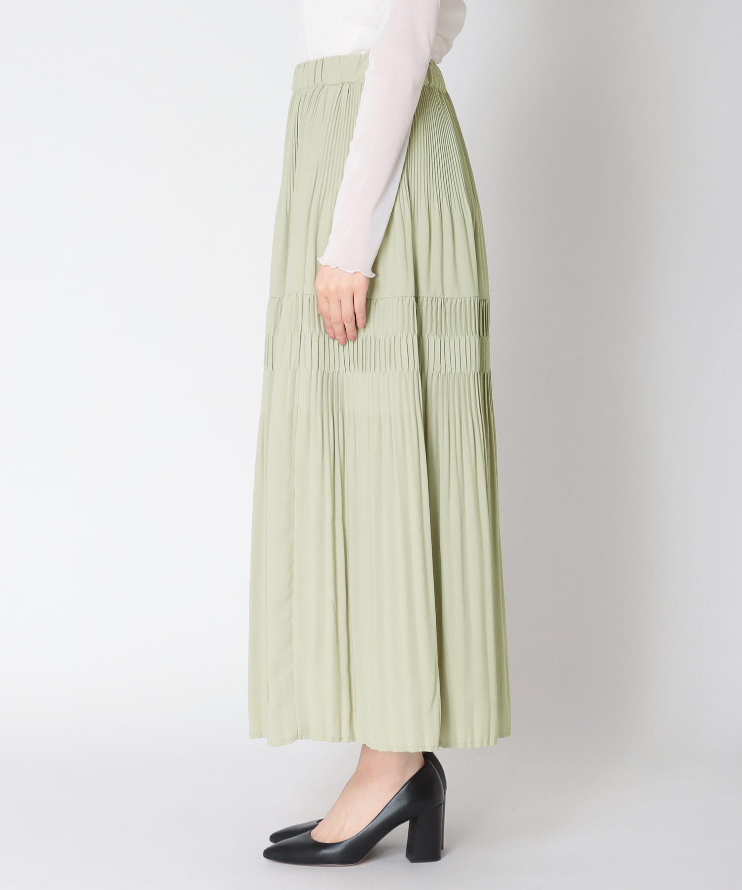 新色追加】ランダムプリーツスカート | AND ON JIONE STORE  