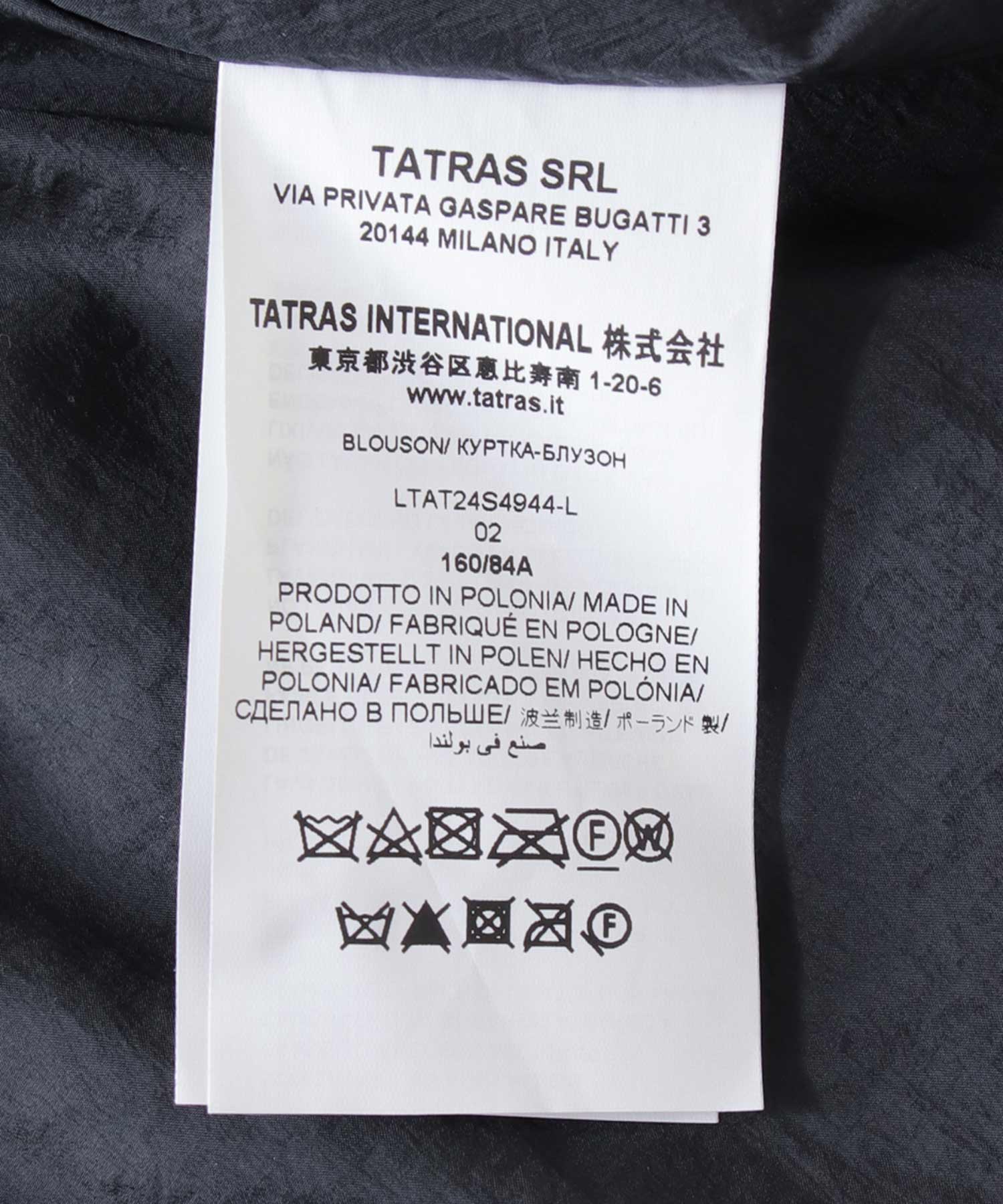 【TATRAS/タトラス】BEDA　ペプラムジャケット