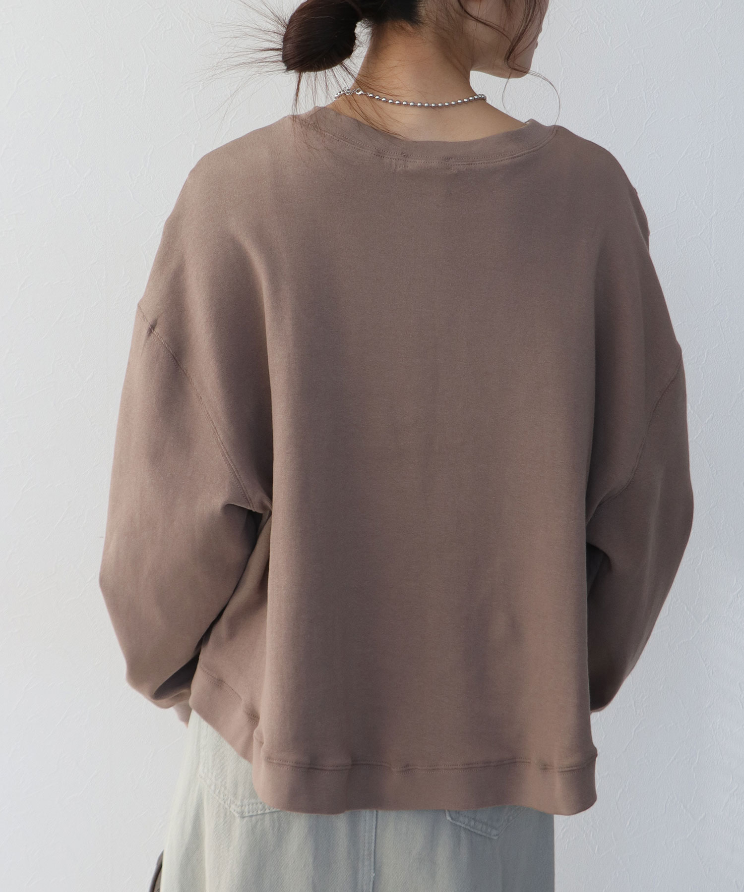 【AGAWD/アガウド】カシュクールスウェットプルオーバー