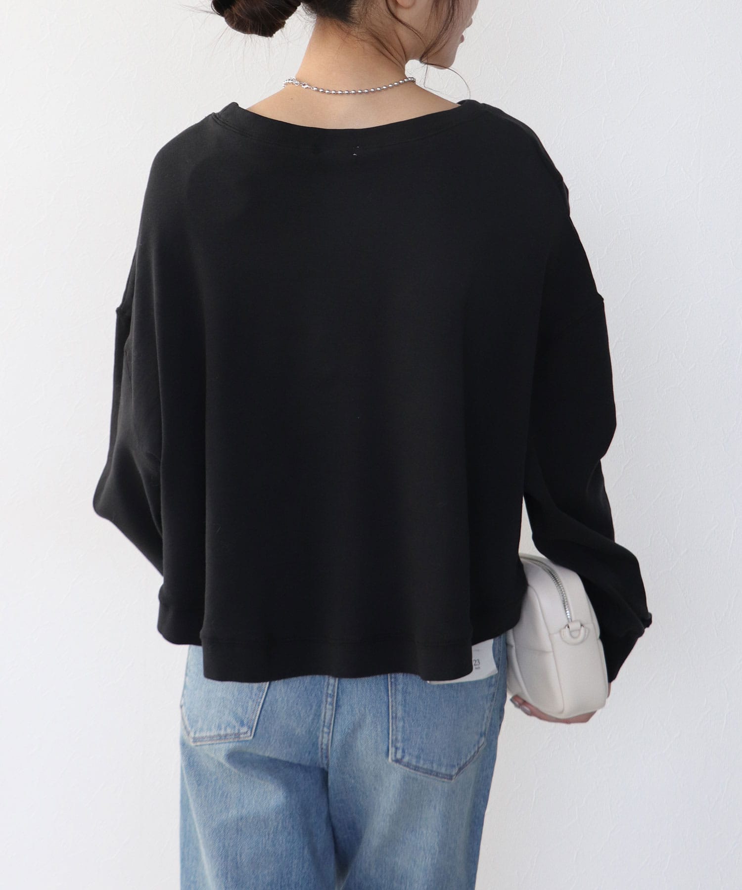 【AGAWD/アガウド】カシュクールスウェットプルオーバー
