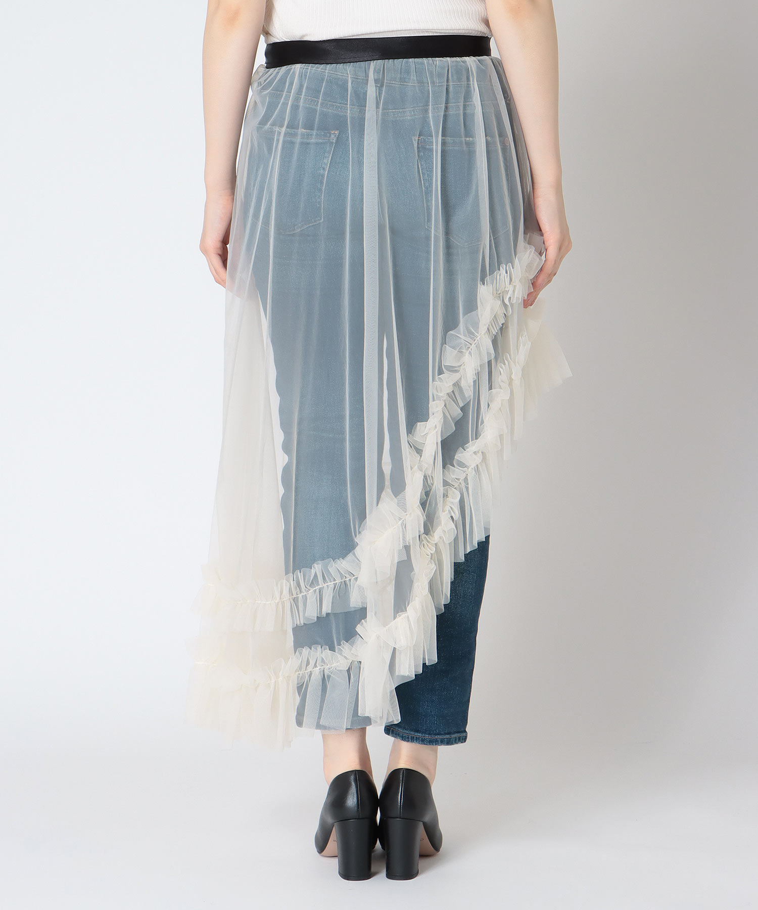 楽天市場】【SALE／20%OFF】アシメチュールティアードスカート