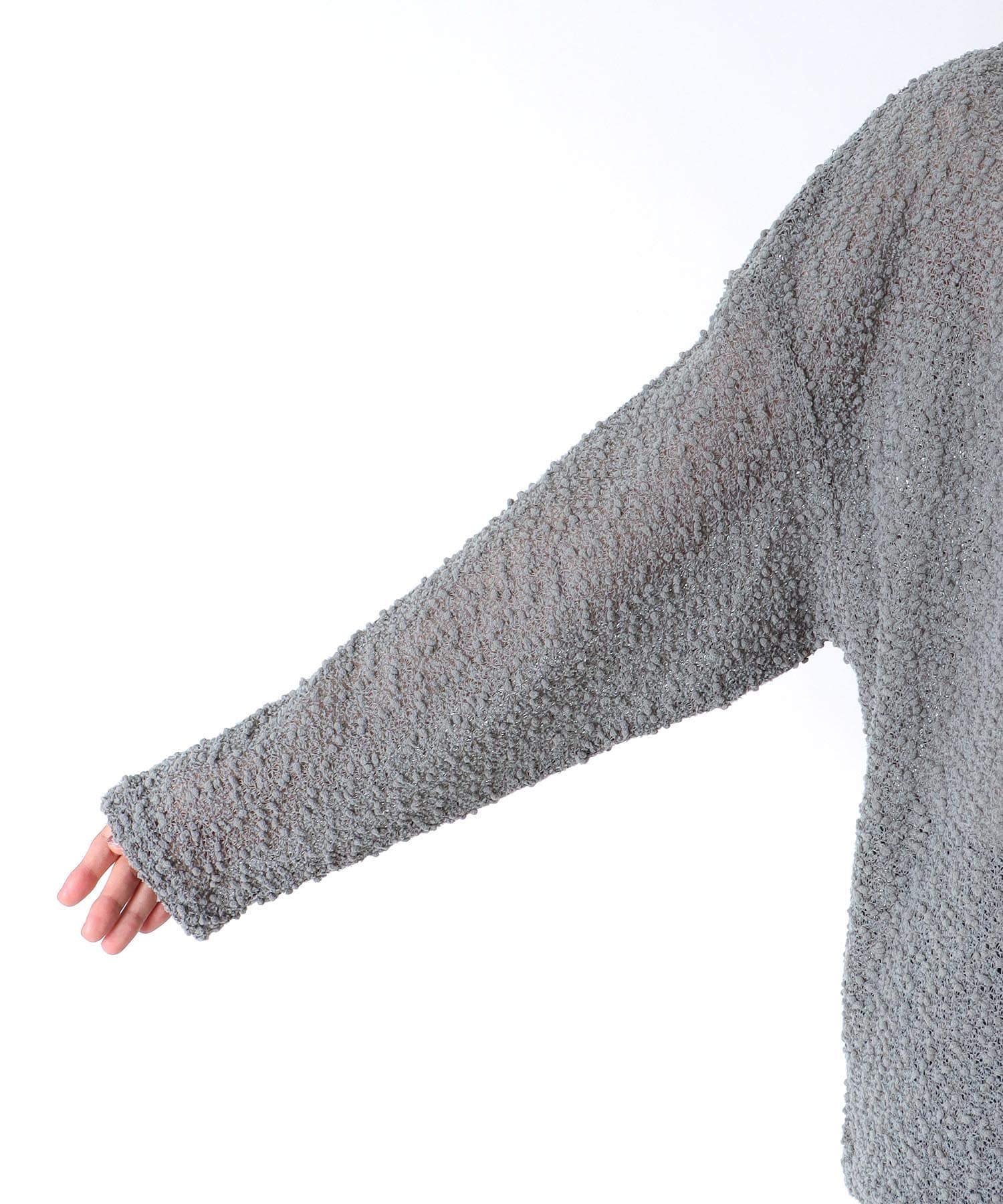 CHIGNON/シニヨン】ブークレニットソープルオーバー | AND ON JIONE 