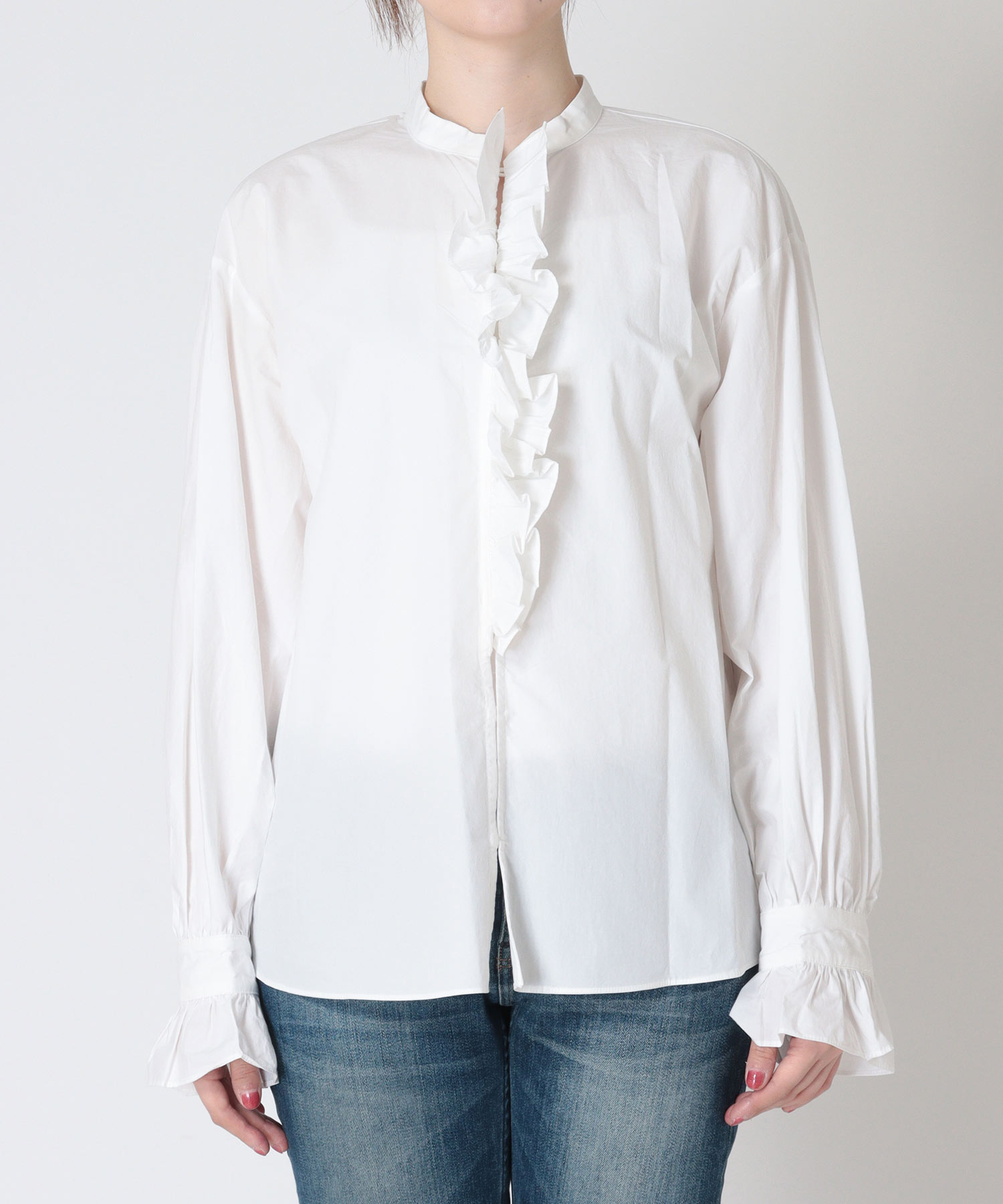 フロントフリルブラウス | AND ON JIONE STORE（アンドオン